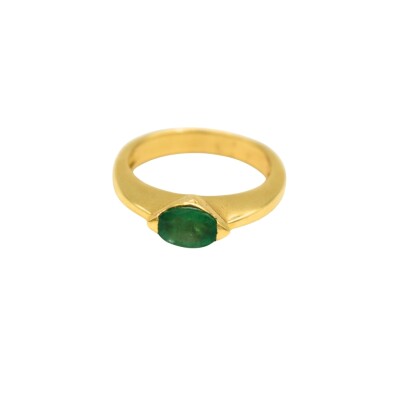 Bague Or 18k Emeraude