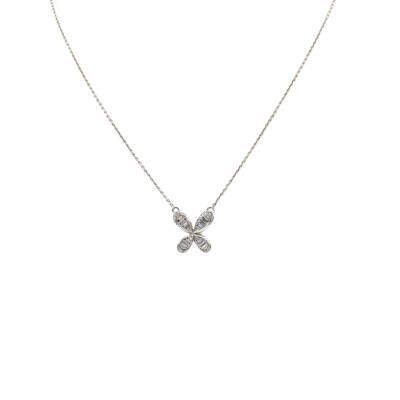 Collier Papillon Or 18k Diamants