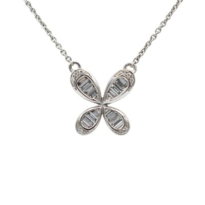 Collier Papillon Or 18k Diamants