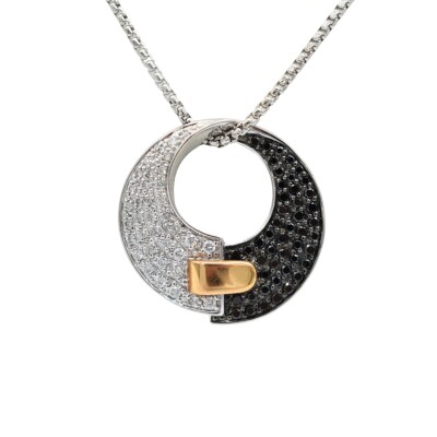Collier Guy Laroche Or 18k Diamants