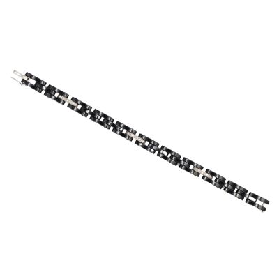 Bracelet Céramique Noire Or 18k Diamants