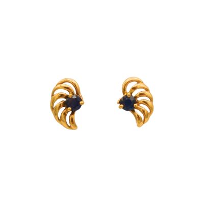 Boucles Saphir Or 18k