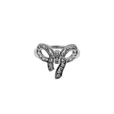 Bague Noeud Or 18k Diamants