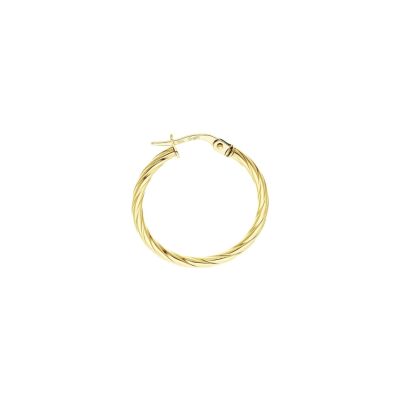 Créoles en or jaune 18k