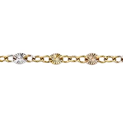 Bracelet Tricolore Or 18k