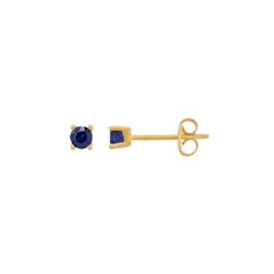 Boucles d'oreilles Saphir Or 18k