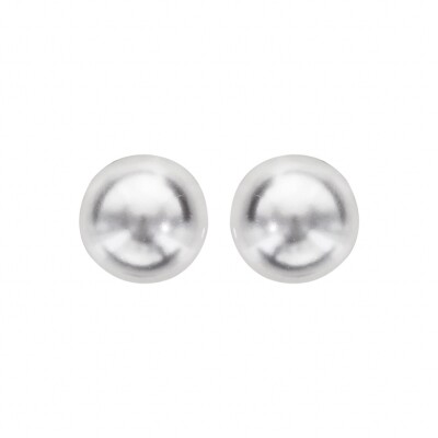 BOUCLES D'OREILLES ARGENT PERLE BLANCHE