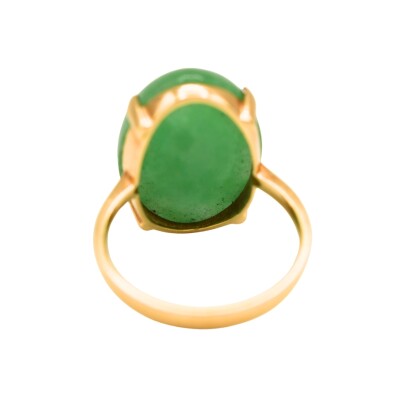 Bague Jade Or jaune 18k