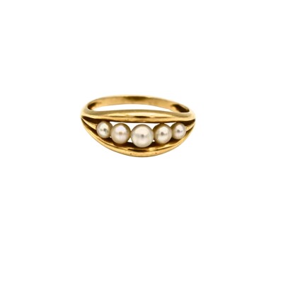 Bague Perles de culture Or jaune 18k