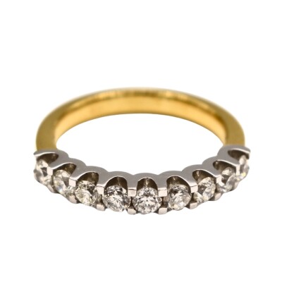 Alliance Diamant Or jaune & blanc 18k