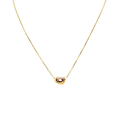 Collier Diamant Or jaune & blanc 18k