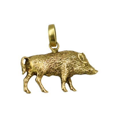 Pendentif Sanglier Or 18k