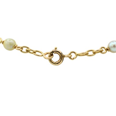 Collier Perles de cultures or 18 k