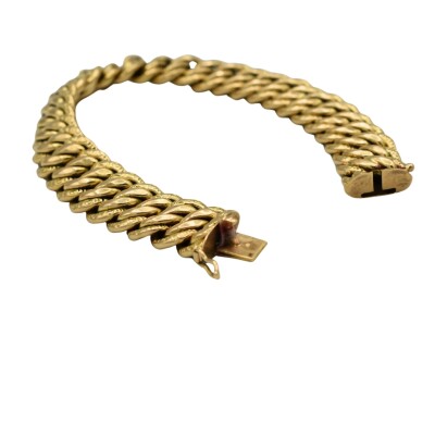 Gourmette Américaine Or jaune 18k