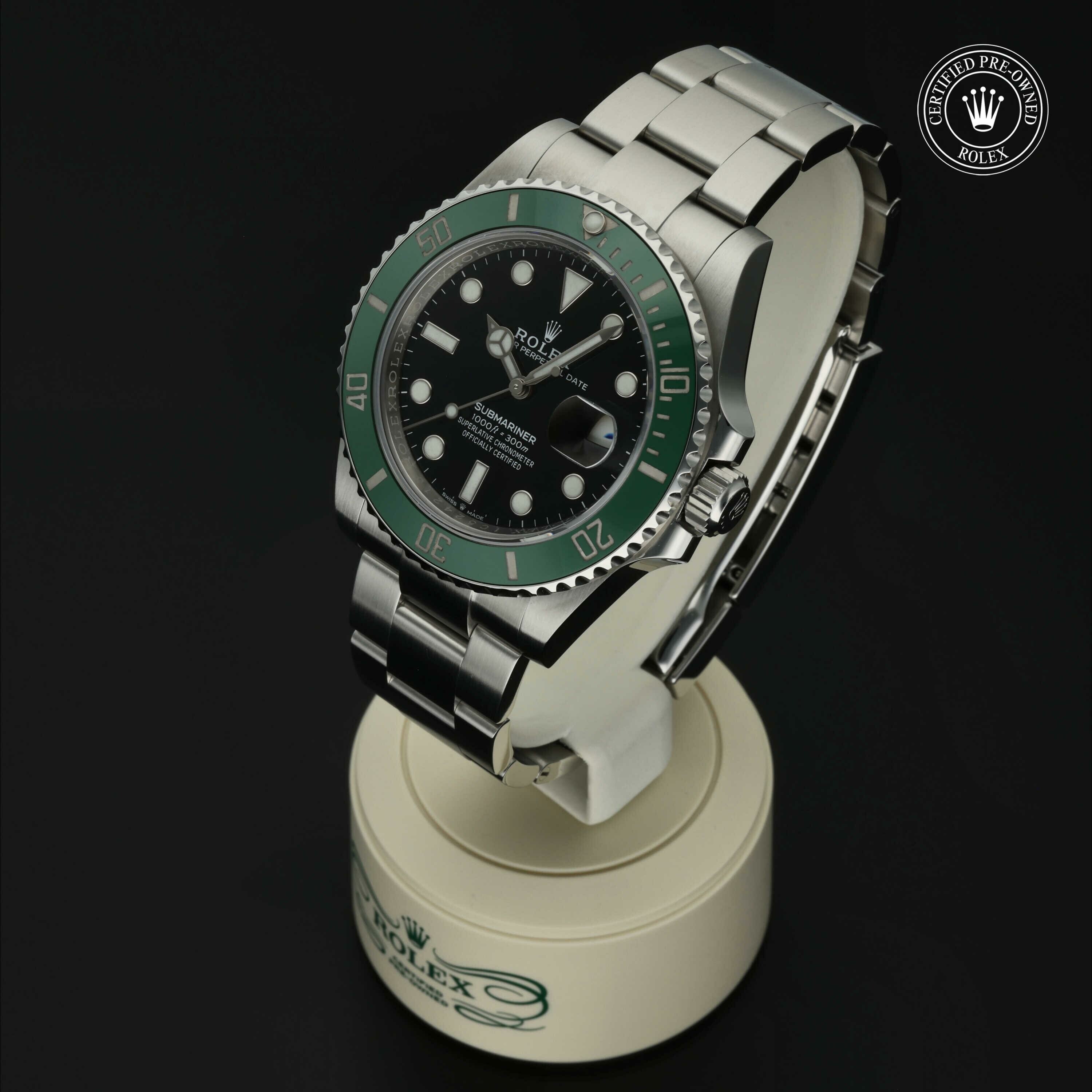 Rolex Submariner Date in Staal M126610LV-0002 at Hall of Time - vue 5