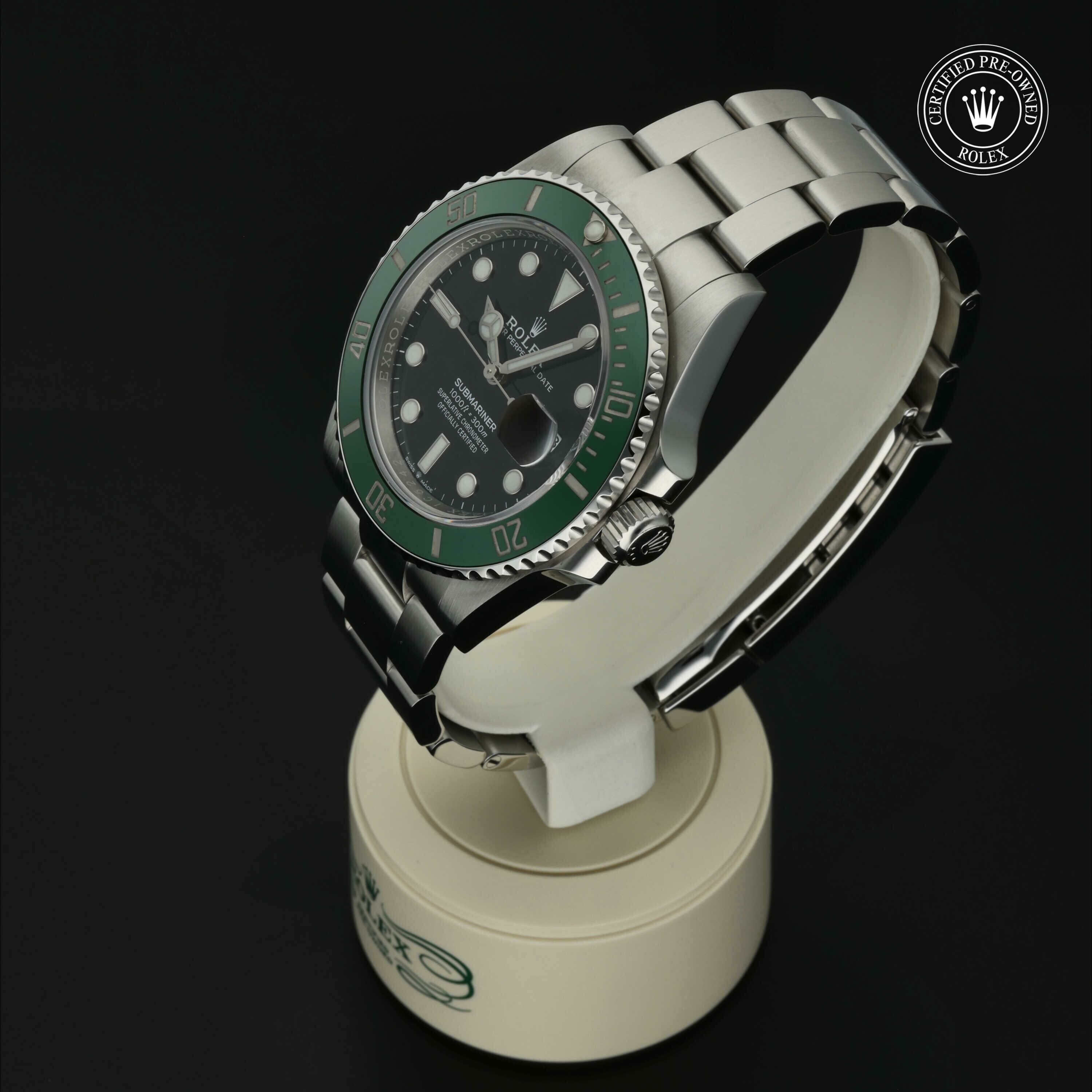Rolex Submariner Date in Staal M126610LV-0002 at Hall of Time - vue 7