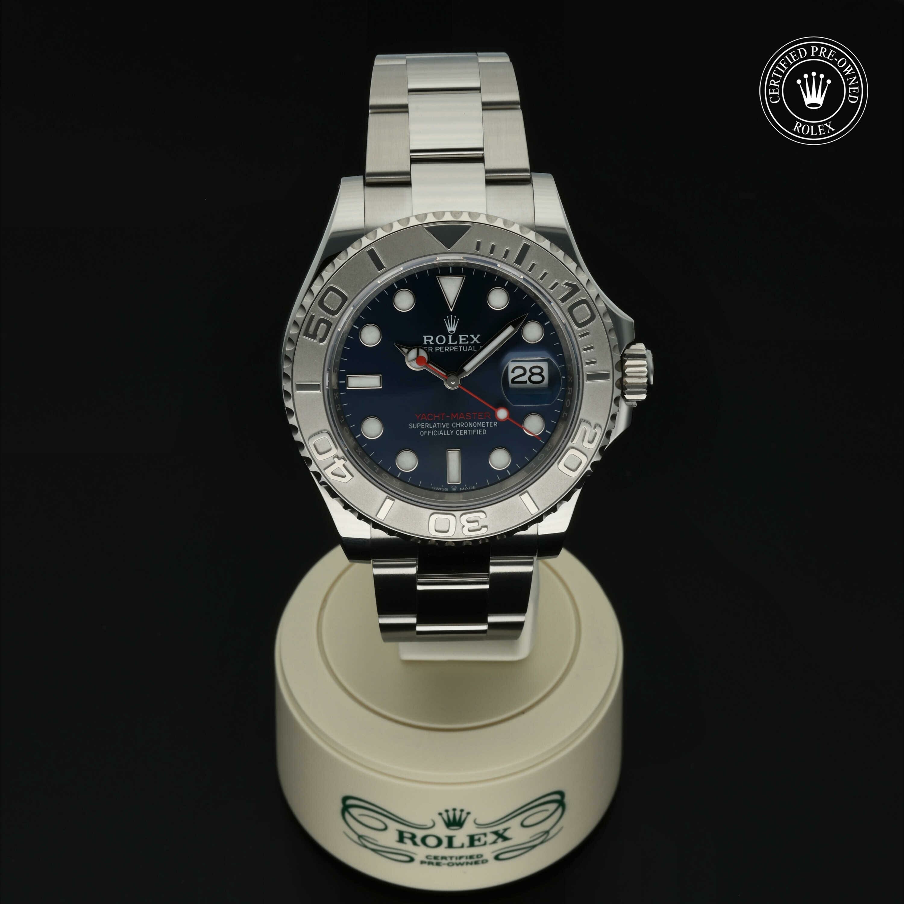 Rolex Yacht-Master 40 in Rolesium Platina M126622-0002 at Hall of Time