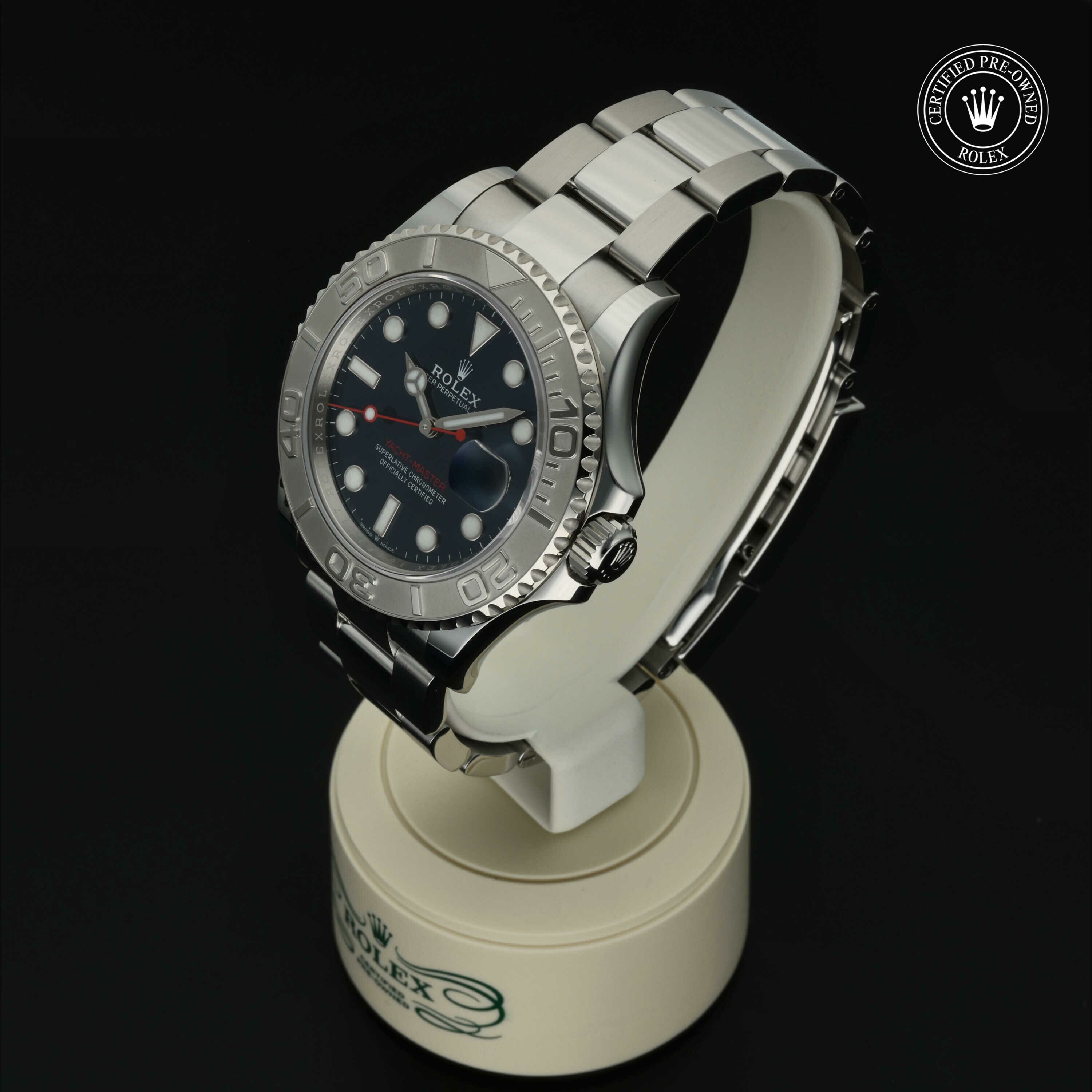 Rolex Yacht-Master 40 in Rolesium Platina M126622-0002 at Hall of Time - vue 6