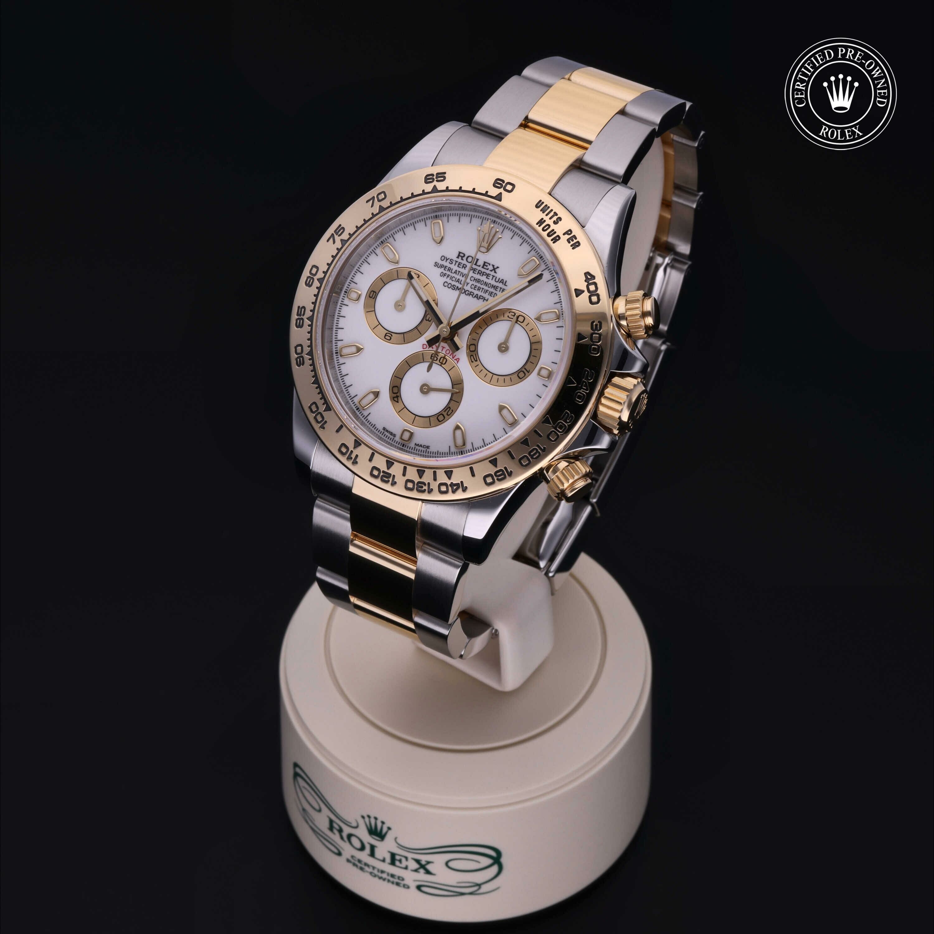 Rolex Cosmograph Daytona in Rolesor 18 Carat Yellow M116503-0001 at Hall of Time - view 4