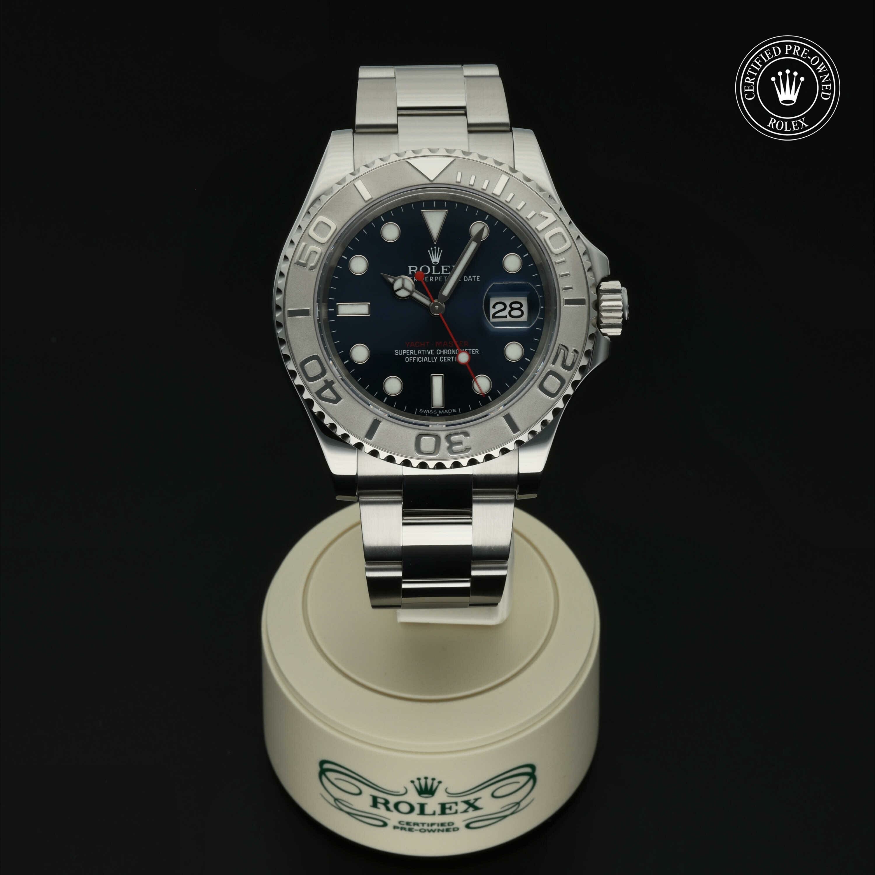 Rolex Yacht-Master 40 in Rolesium Platina M116622-0001 at Hall of Time