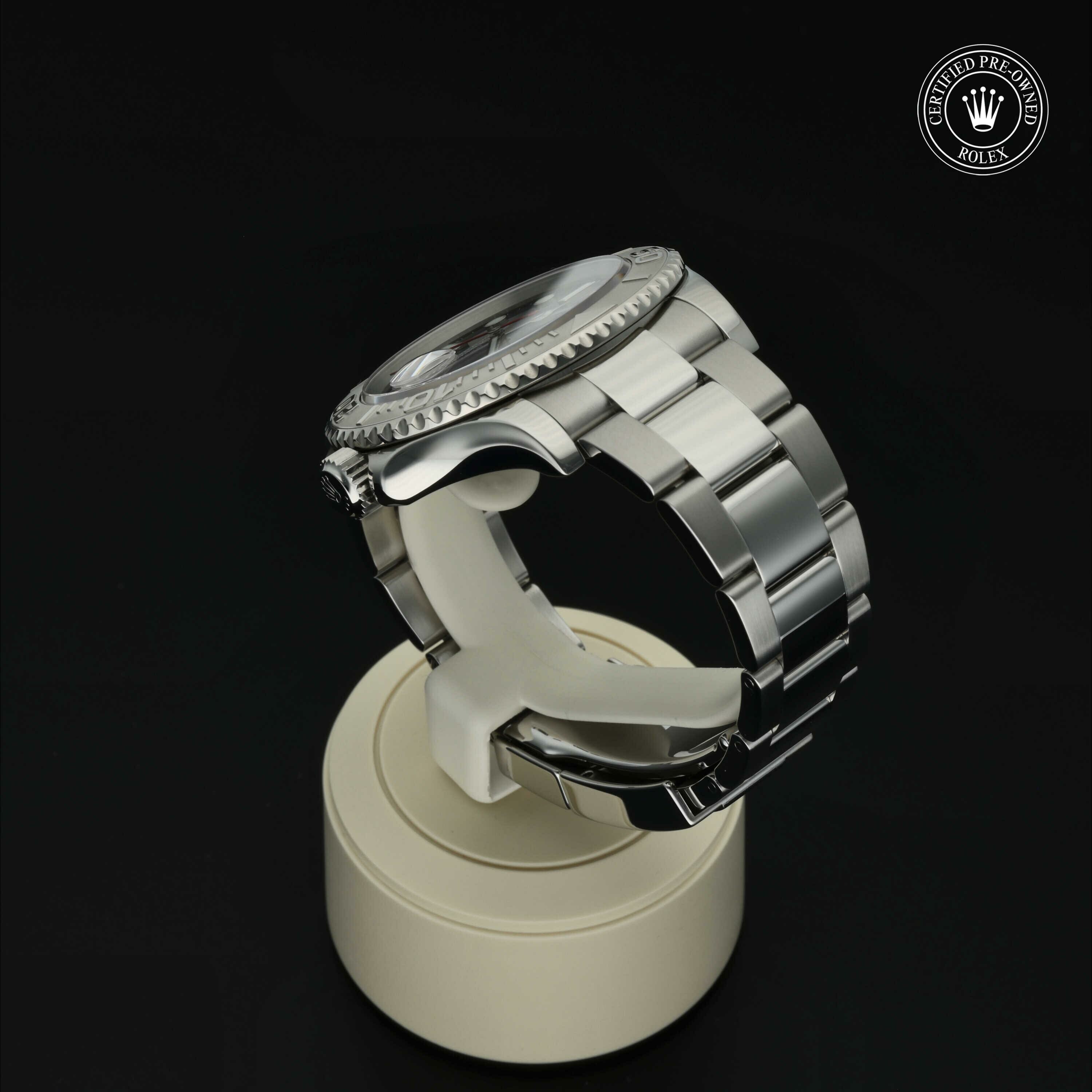 Rolex Yacht-Master 40 in Rolesium Platina M116622-0001 at Hall of Time - vue 15