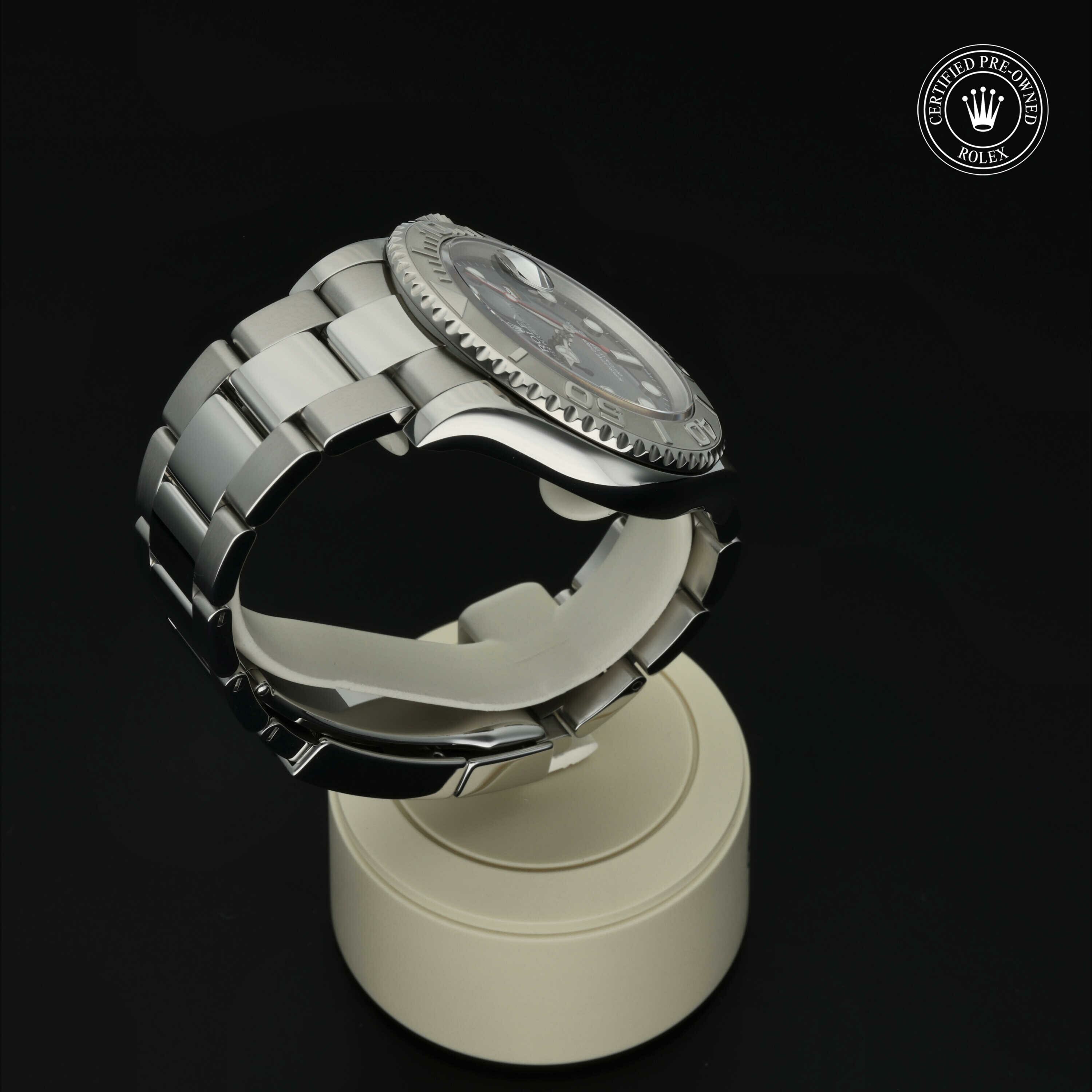 Rolex Yacht-Master 40 in Rolesium Platina M116622-0001 at Hall of Time - vue 25