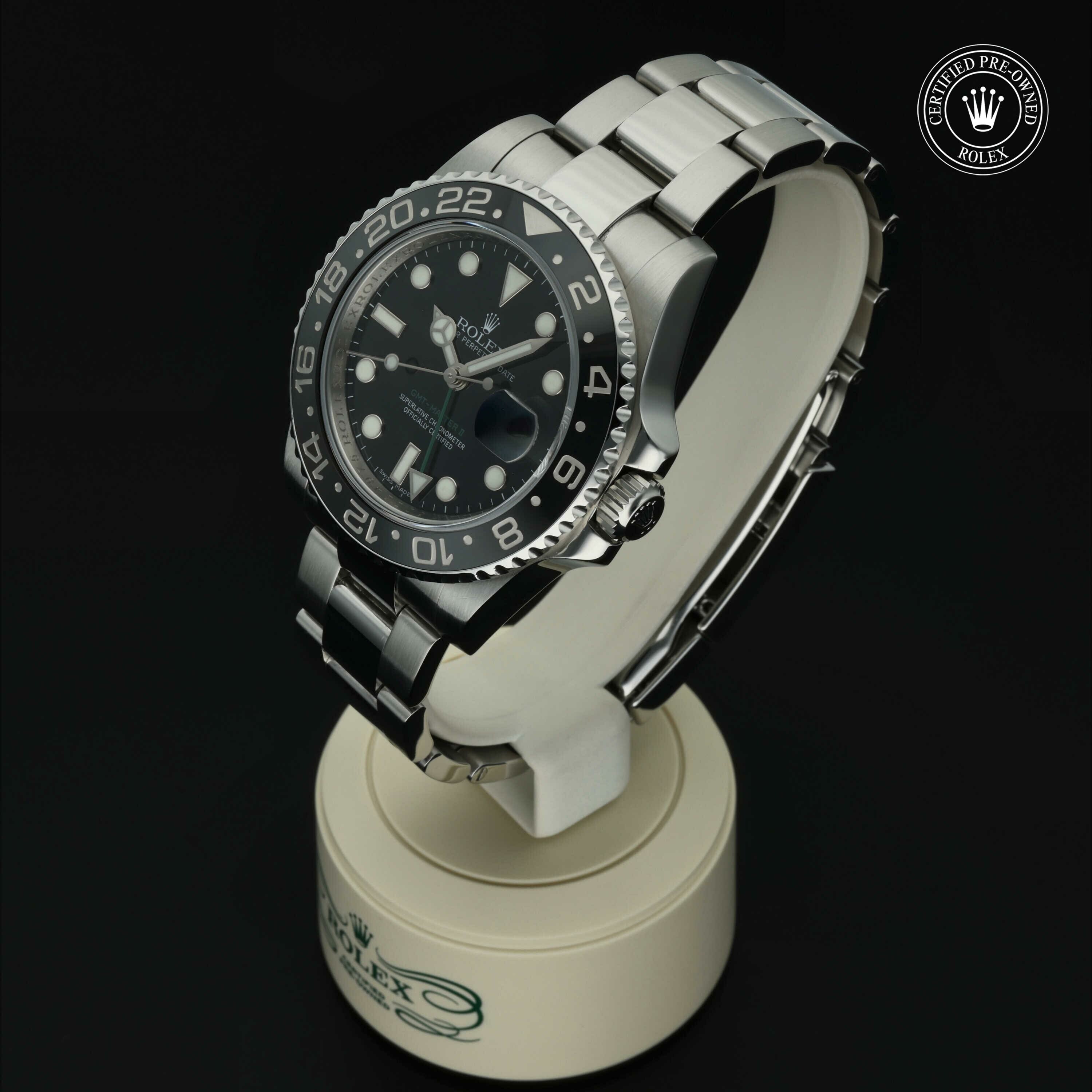 Rolex GMT‑Master II in Staal M116710LN-0001 at Hall of Time - vue 6