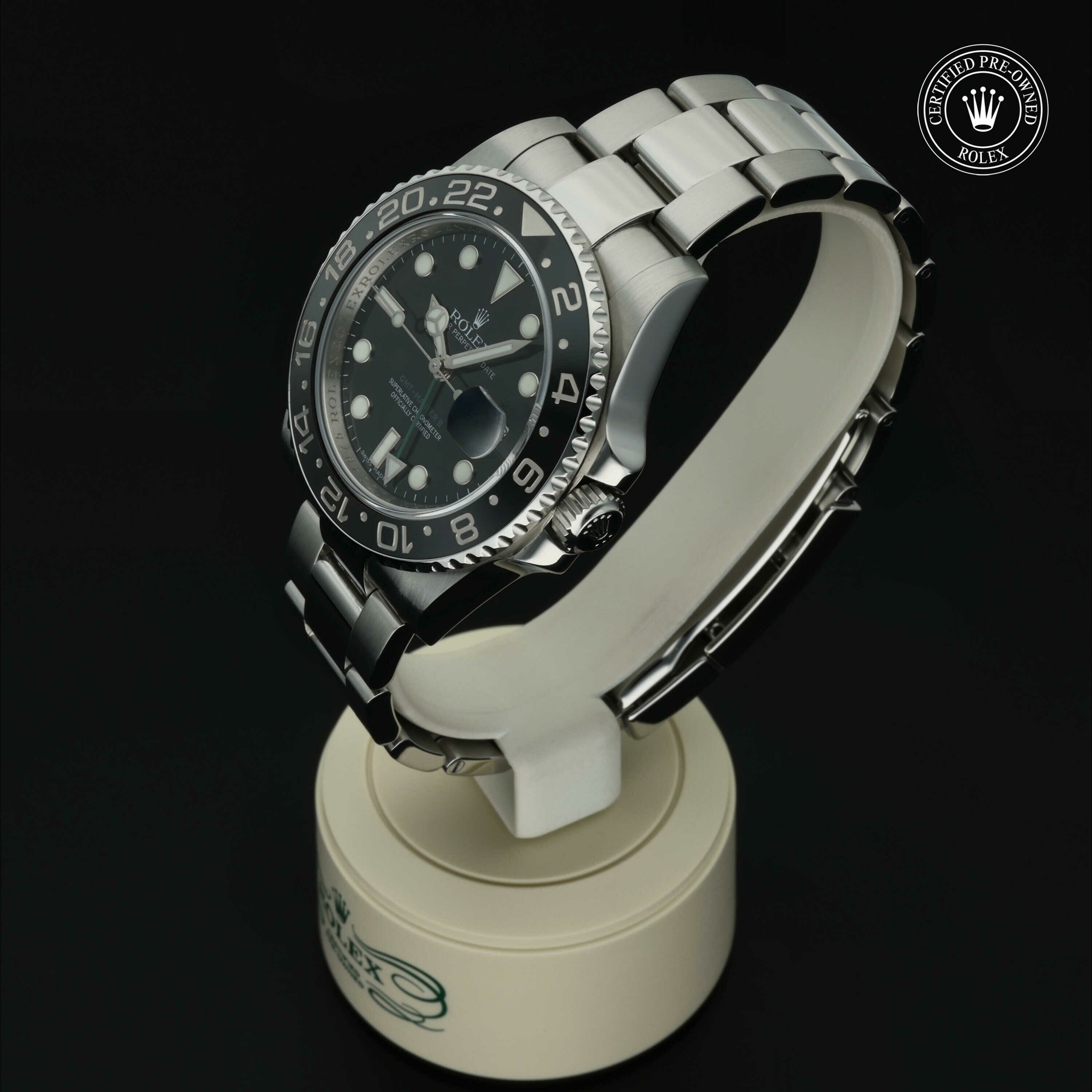 Rolex GMT‑Master II in Staal M116710LN-0001 at Hall of Time - vue 7