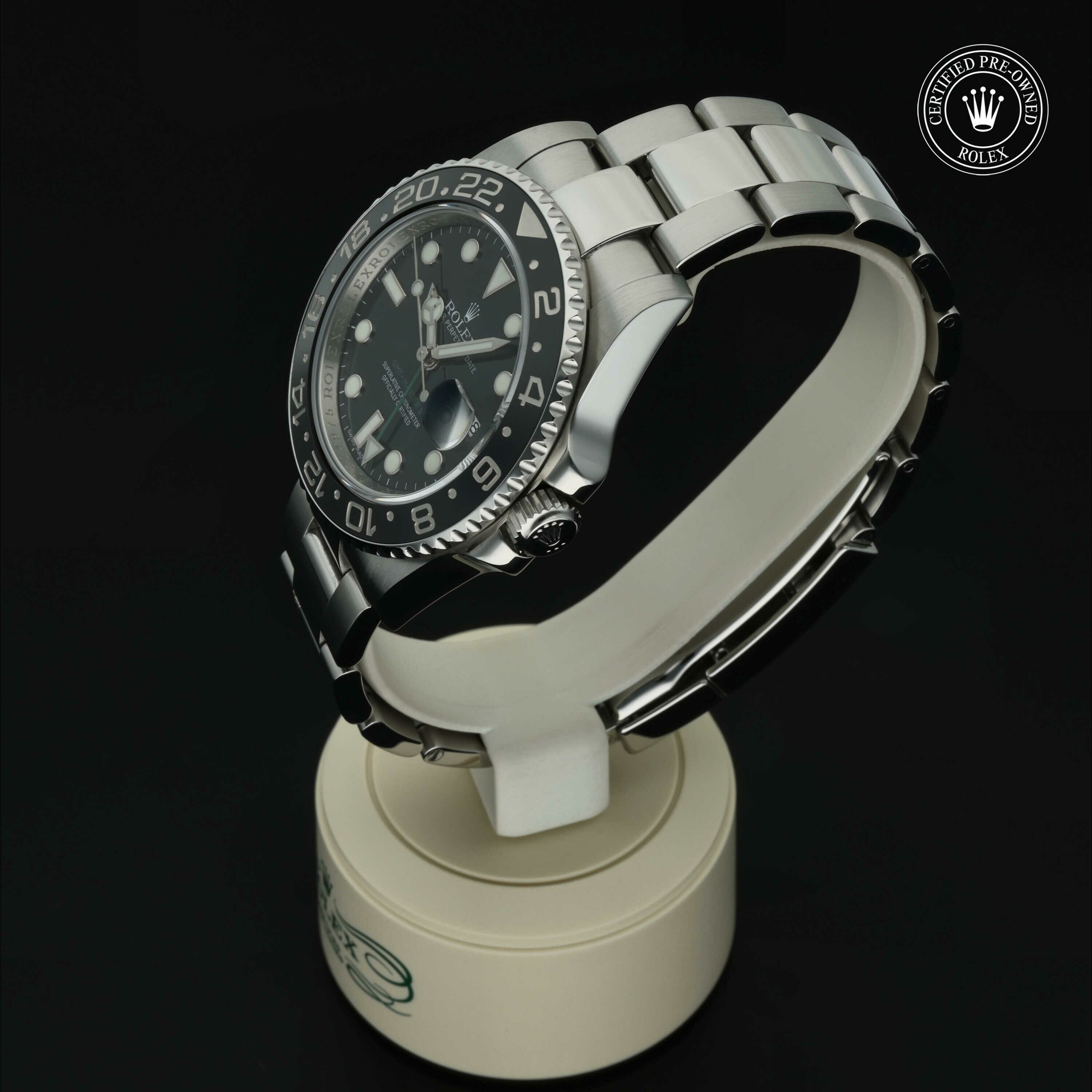 Rolex GMT‑Master II in Staal M116710LN-0001 at Hall of Time - vue 8