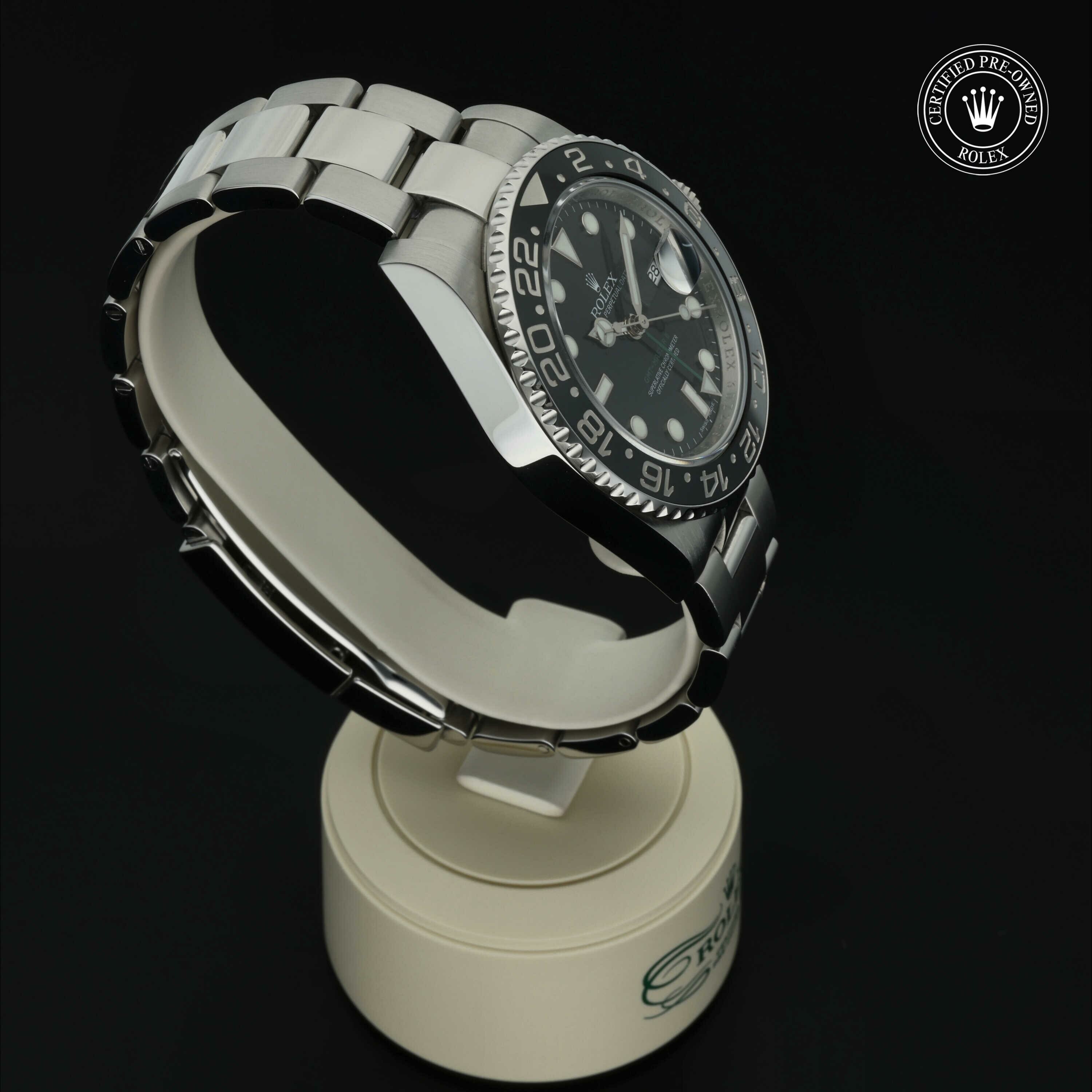 Rolex GMT‑Master II in Staal M116710LN-0001 at Hall of Time - vue 30