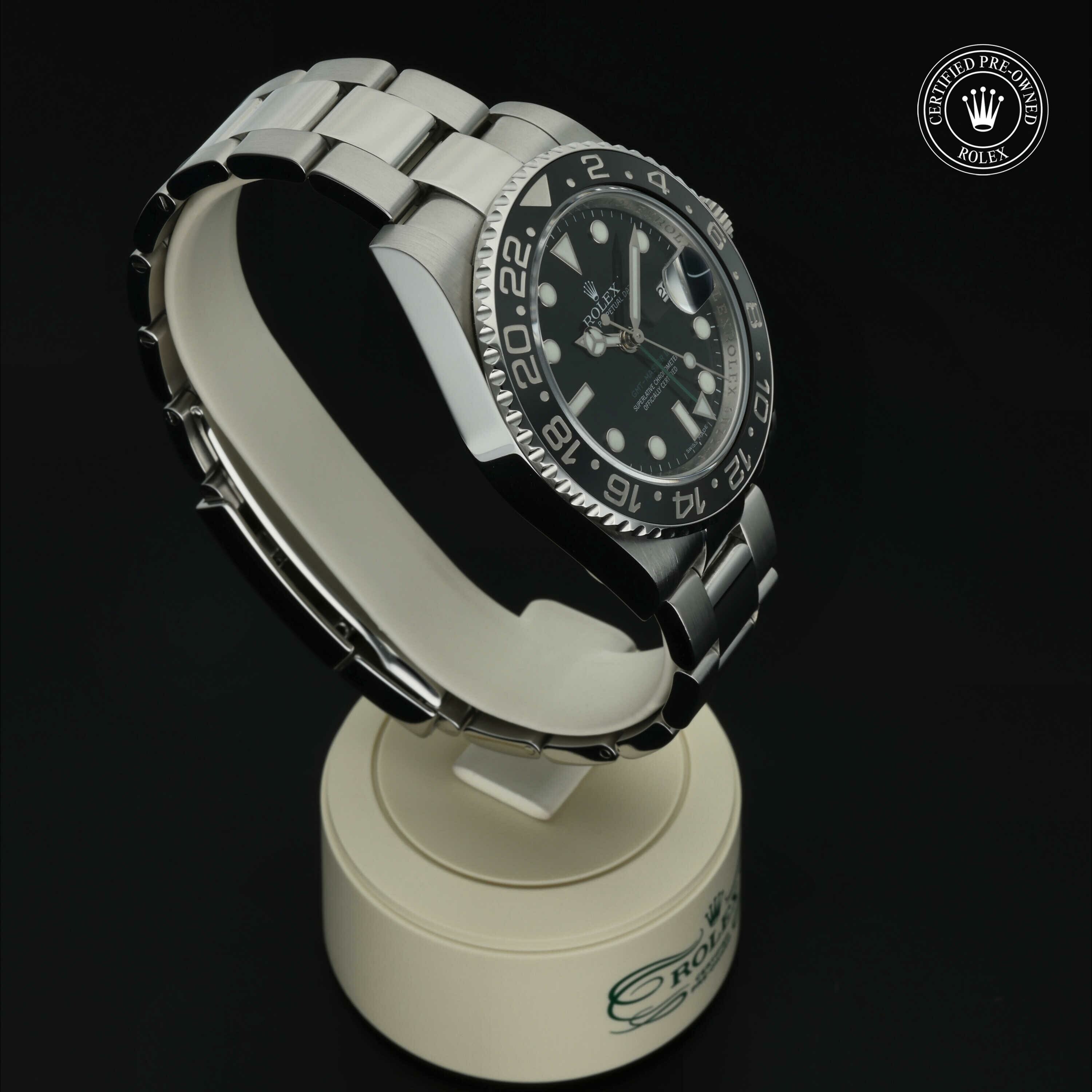 Rolex GMT‑Master II in Staal M116710LN-0001 at Hall of Time - vue 31
