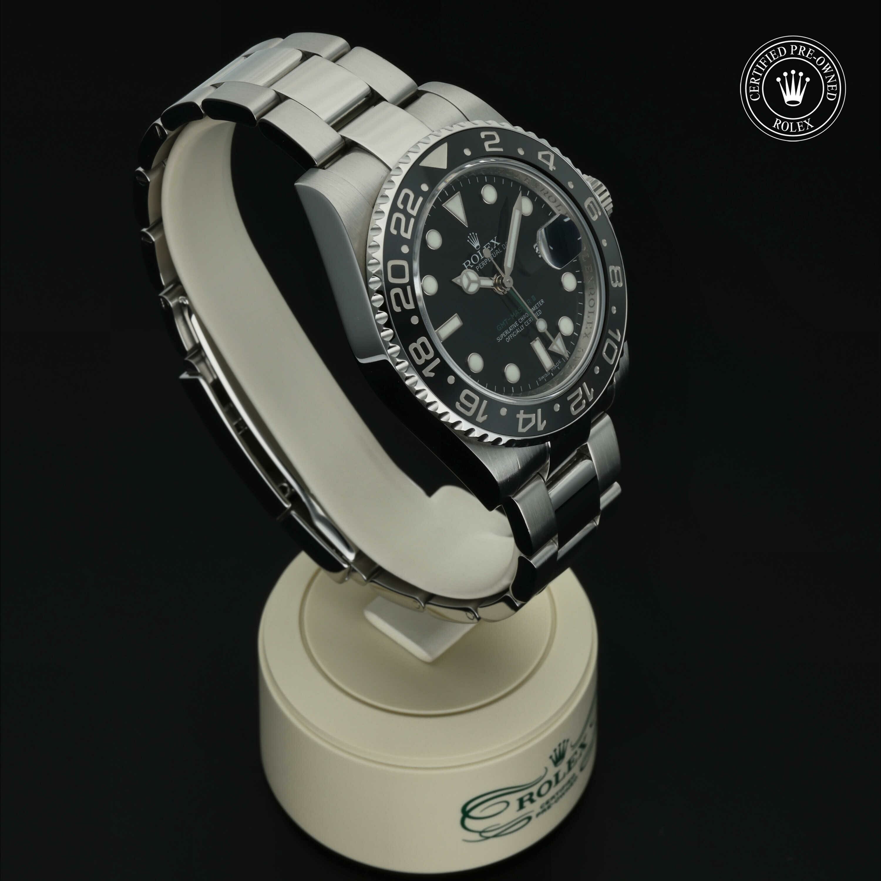 Rolex GMT‑Master II in Staal M116710LN-0001 at Hall of Time - vue 32