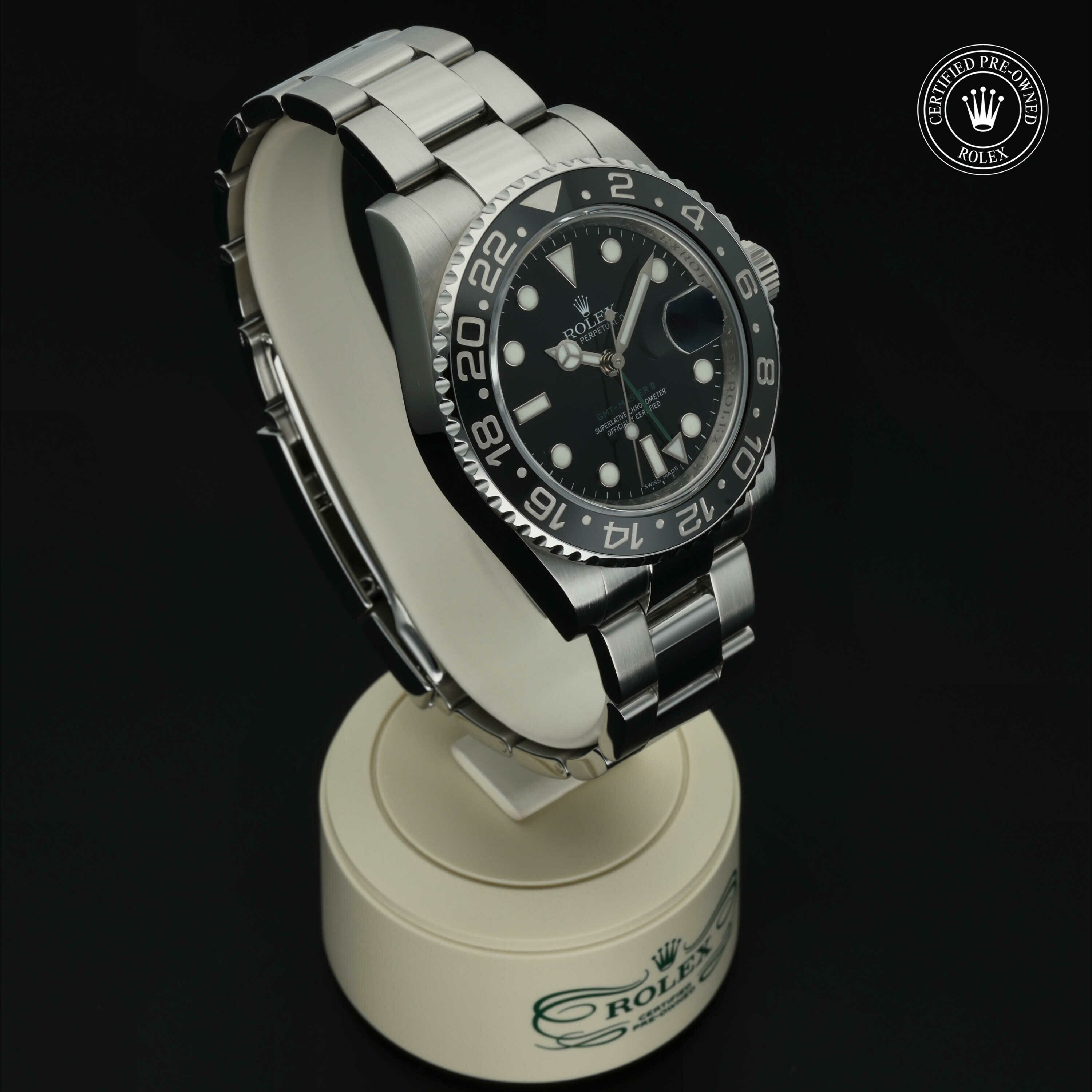 Rolex GMT‑Master II in Staal M116710LN-0001 at Hall of Time - vue 33