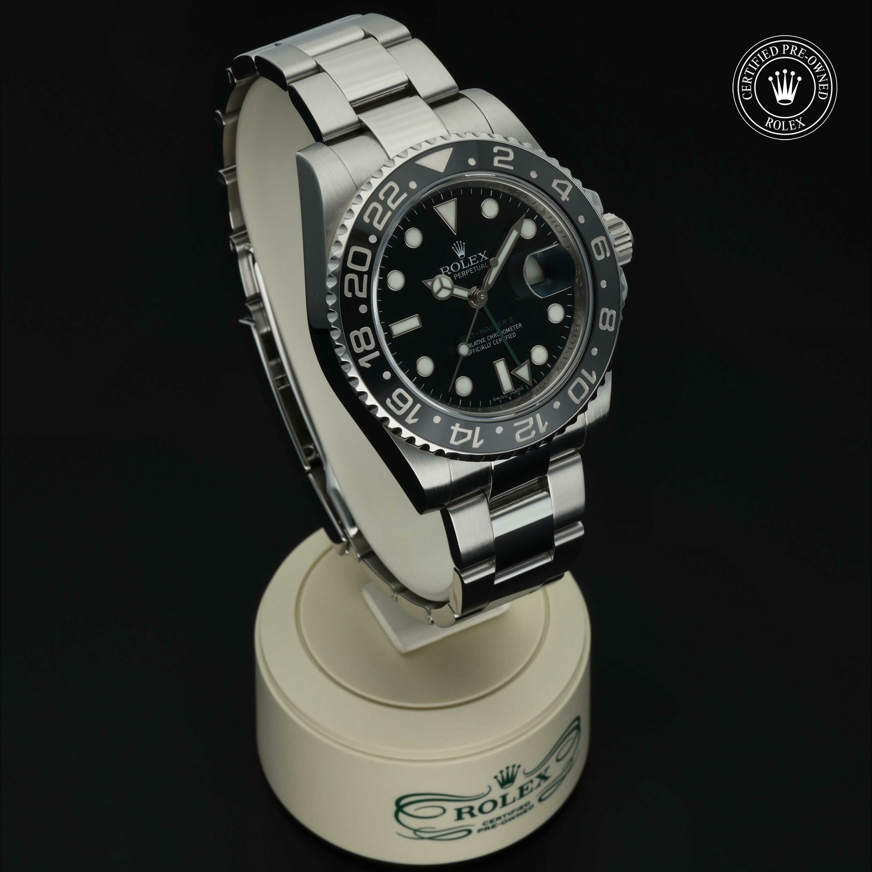 Rolex GMT‑Master II in Staal M116710LN-0001 at Hall of Time - vue 34