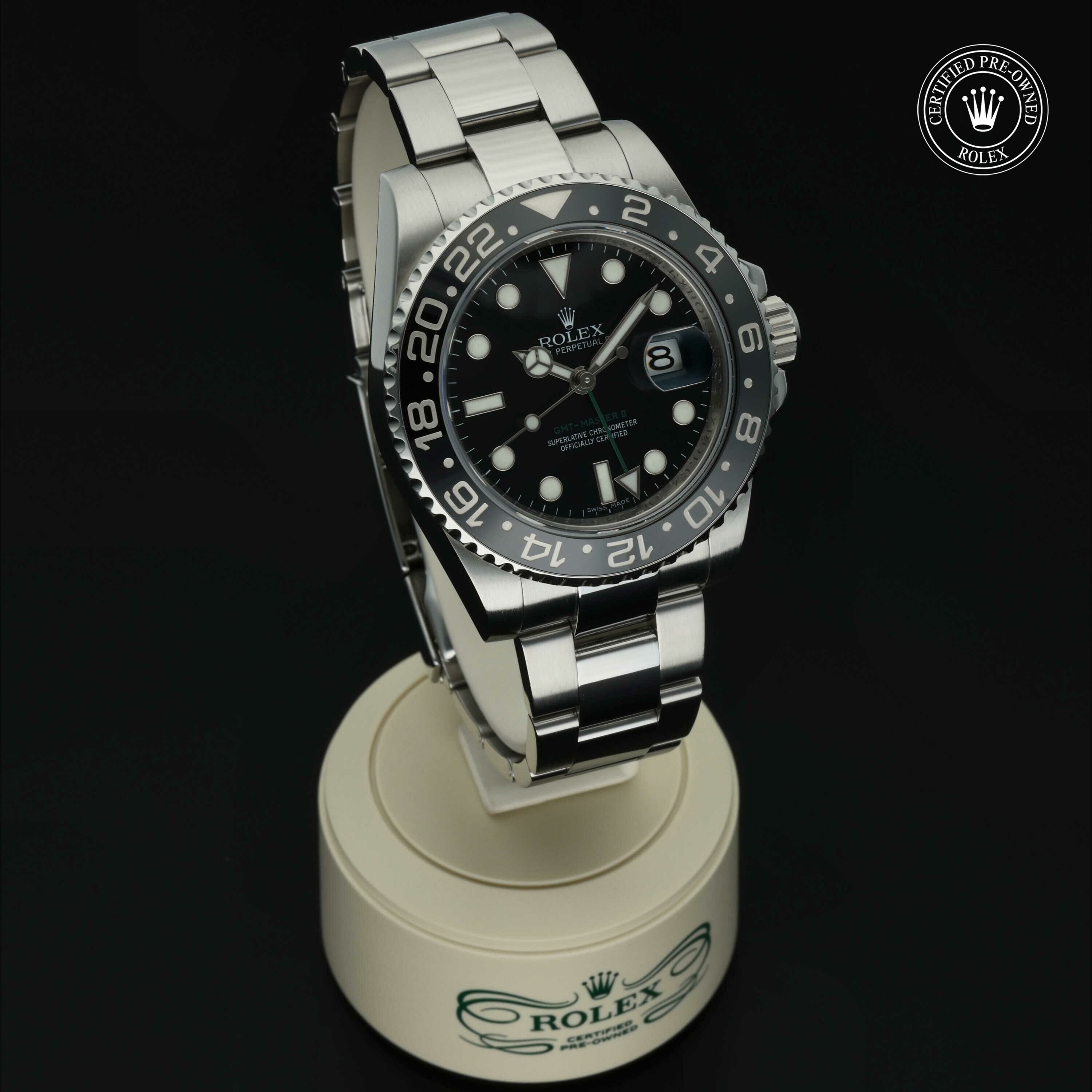 Rolex GMT‑Master II in Staal M116710LN-0001 at Hall of Time - vue 35