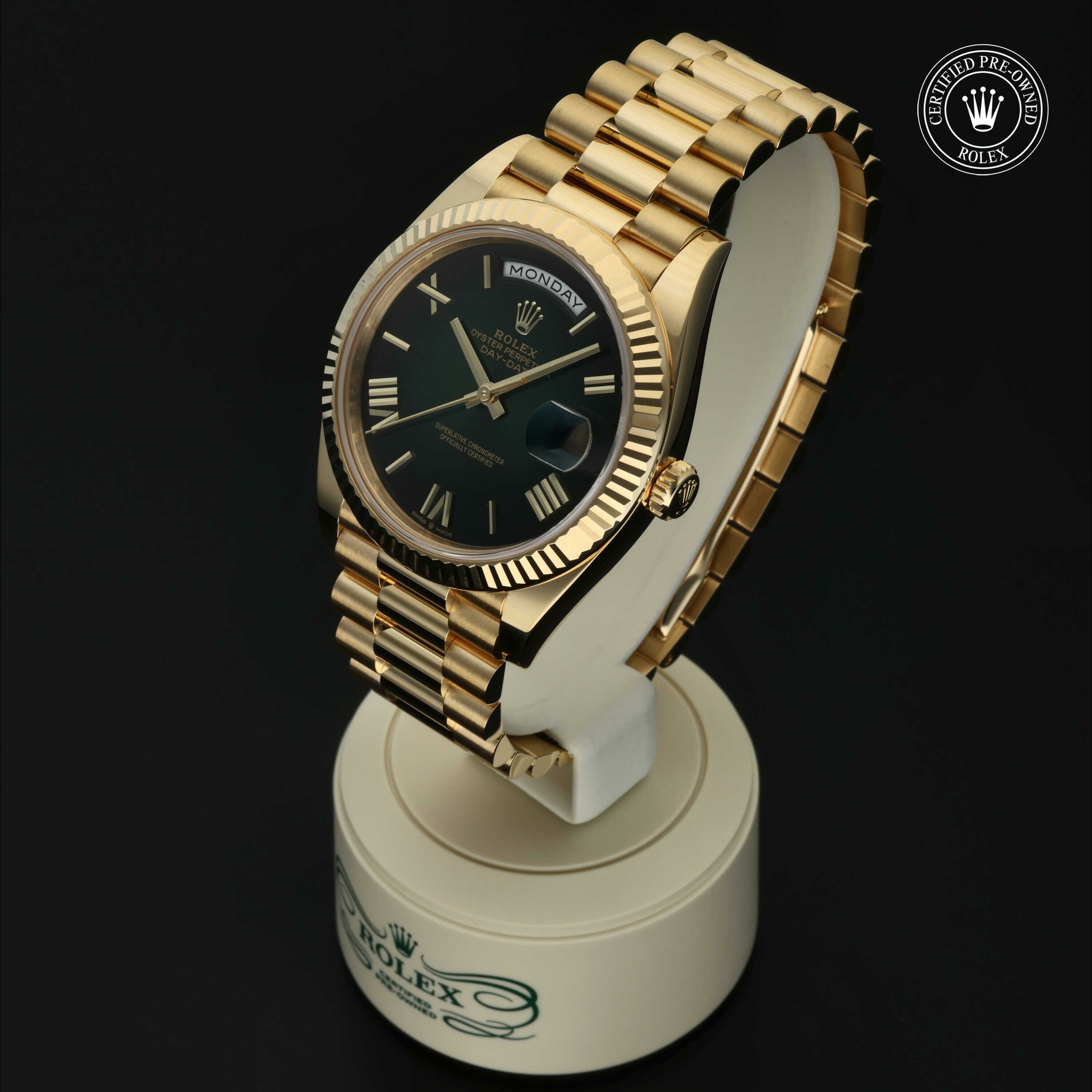 Rolex Day‑Date 40 in Goud 18 karaat Geel M228238-0042 at Hall of Time - vue 5