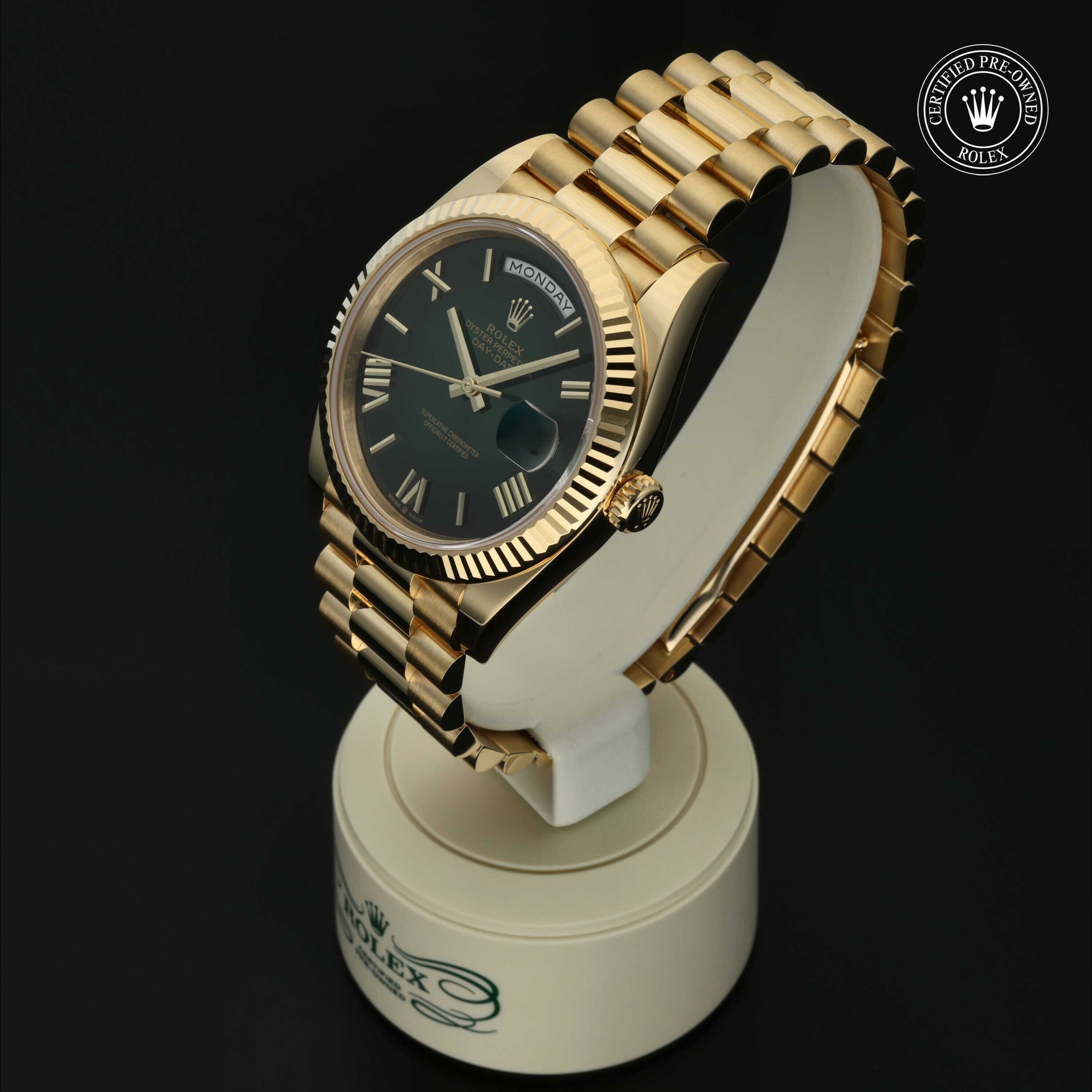 Rolex Day‑Date 40 in Goud 18 karaat Geel M228238-0042 at Hall of Time - vue 6