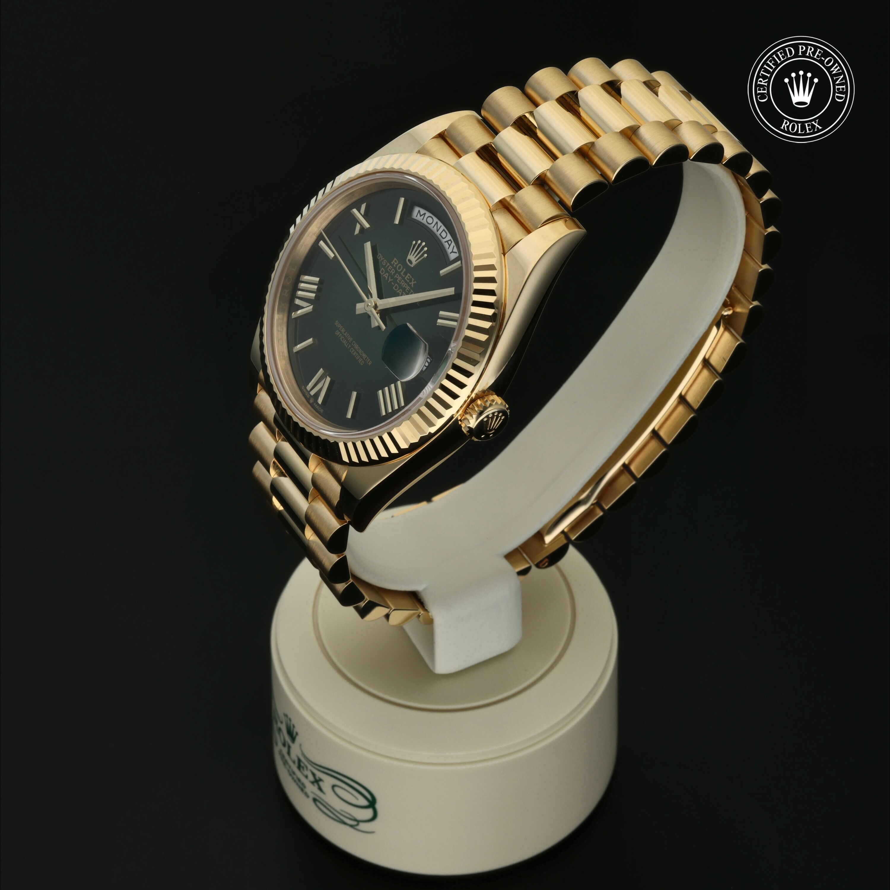Rolex Day‑Date 40 in Goud 18 karaat Geel M228238-0042 at Hall of Time - vue 7