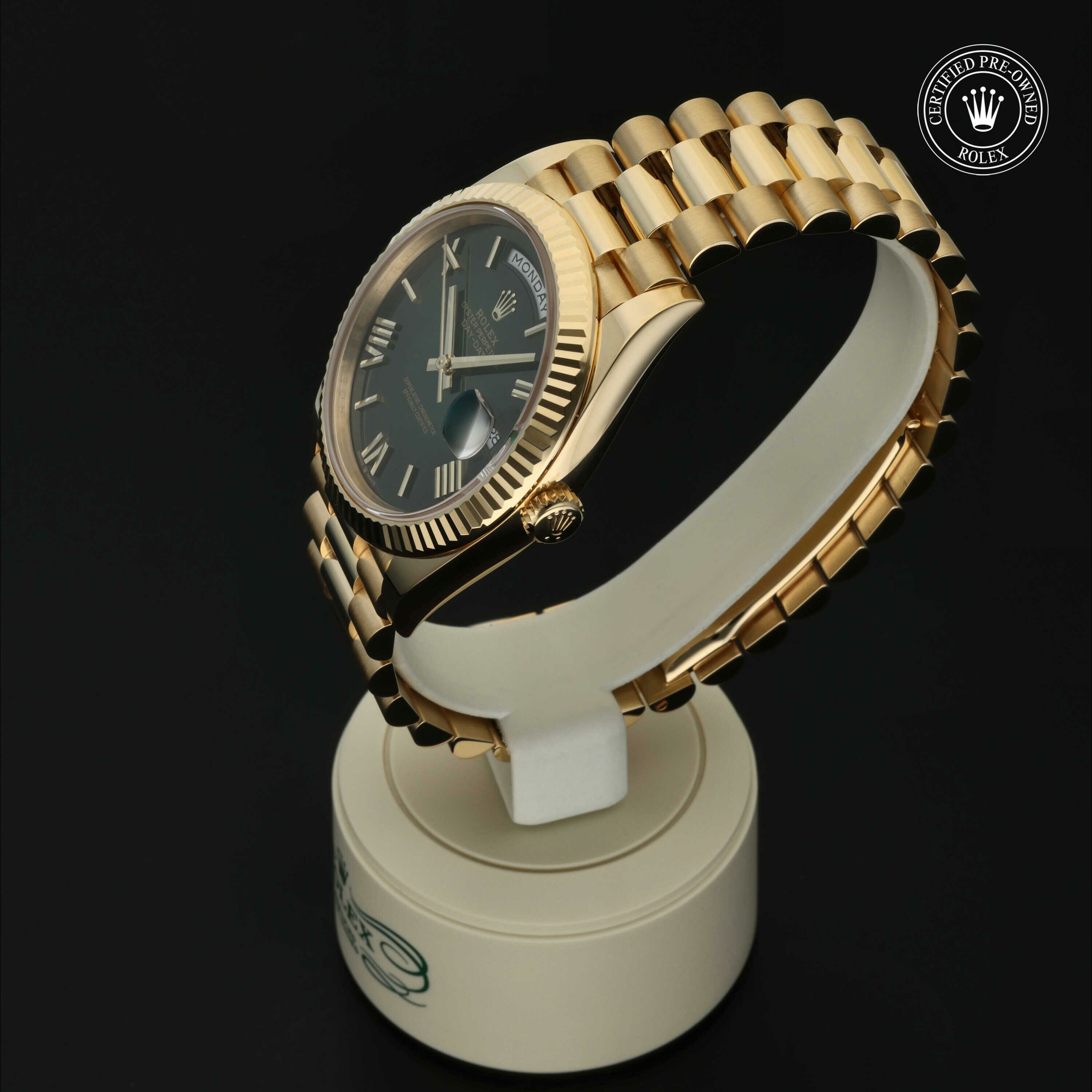 Rolex Day‑Date 40 in Goud 18 karaat Geel M228238-0042 at Hall of Time - vue 8