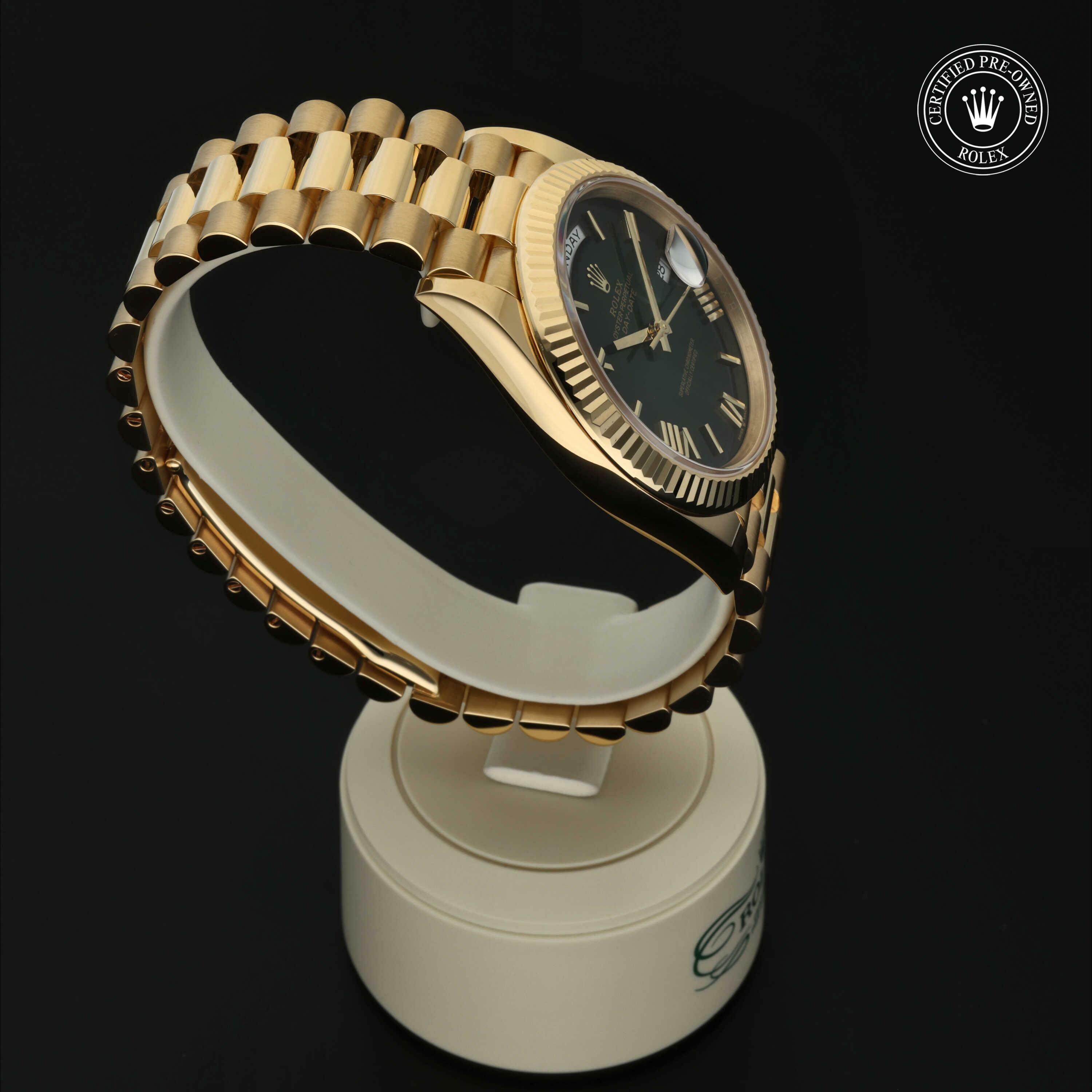 Rolex Day‑Date 40 in Goud 18 karaat Geel M228238-0042 at Hall of Time - vue 29