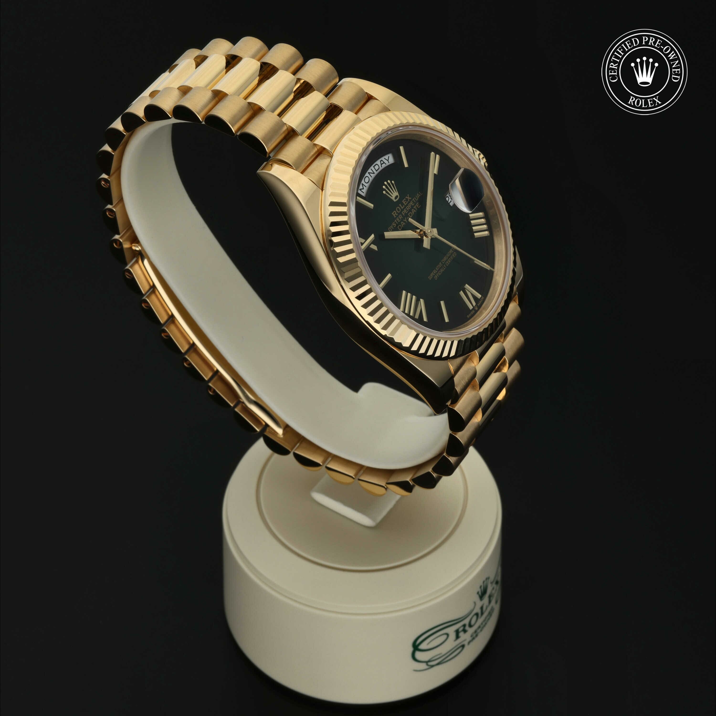 Rolex Day‑Date 40 in Goud 18 karaat Geel M228238-0042 at Hall of Time - vue 31