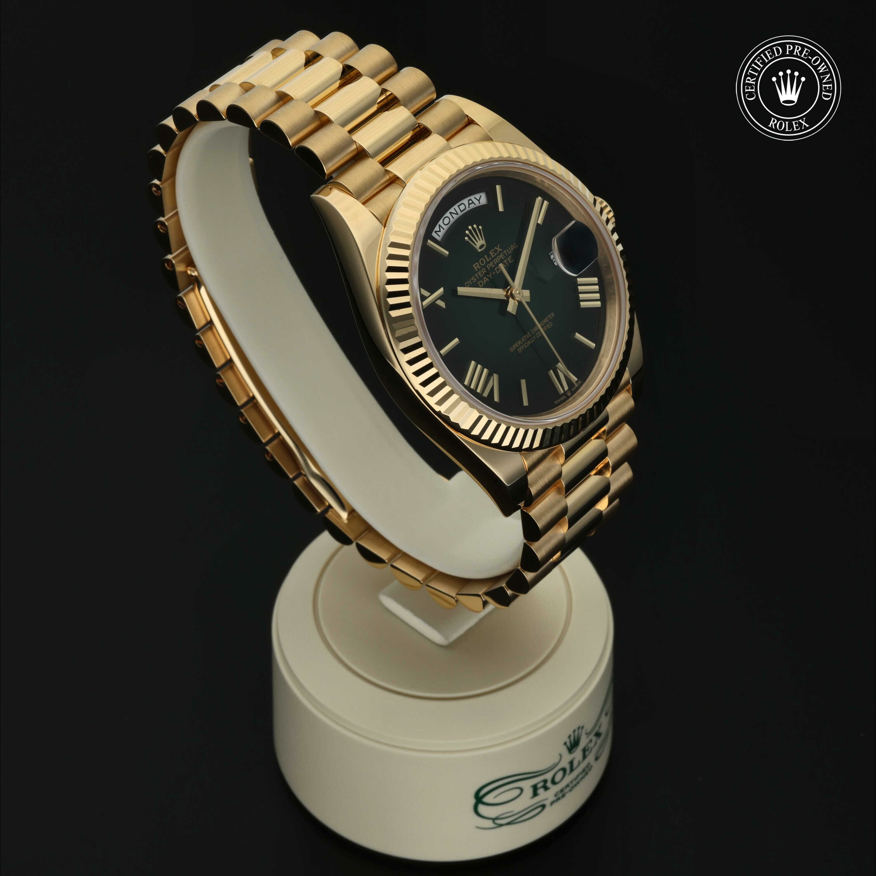Rolex Day‑Date 40 in Goud 18 karaat Geel M228238-0042 at Hall of Time - vue 32