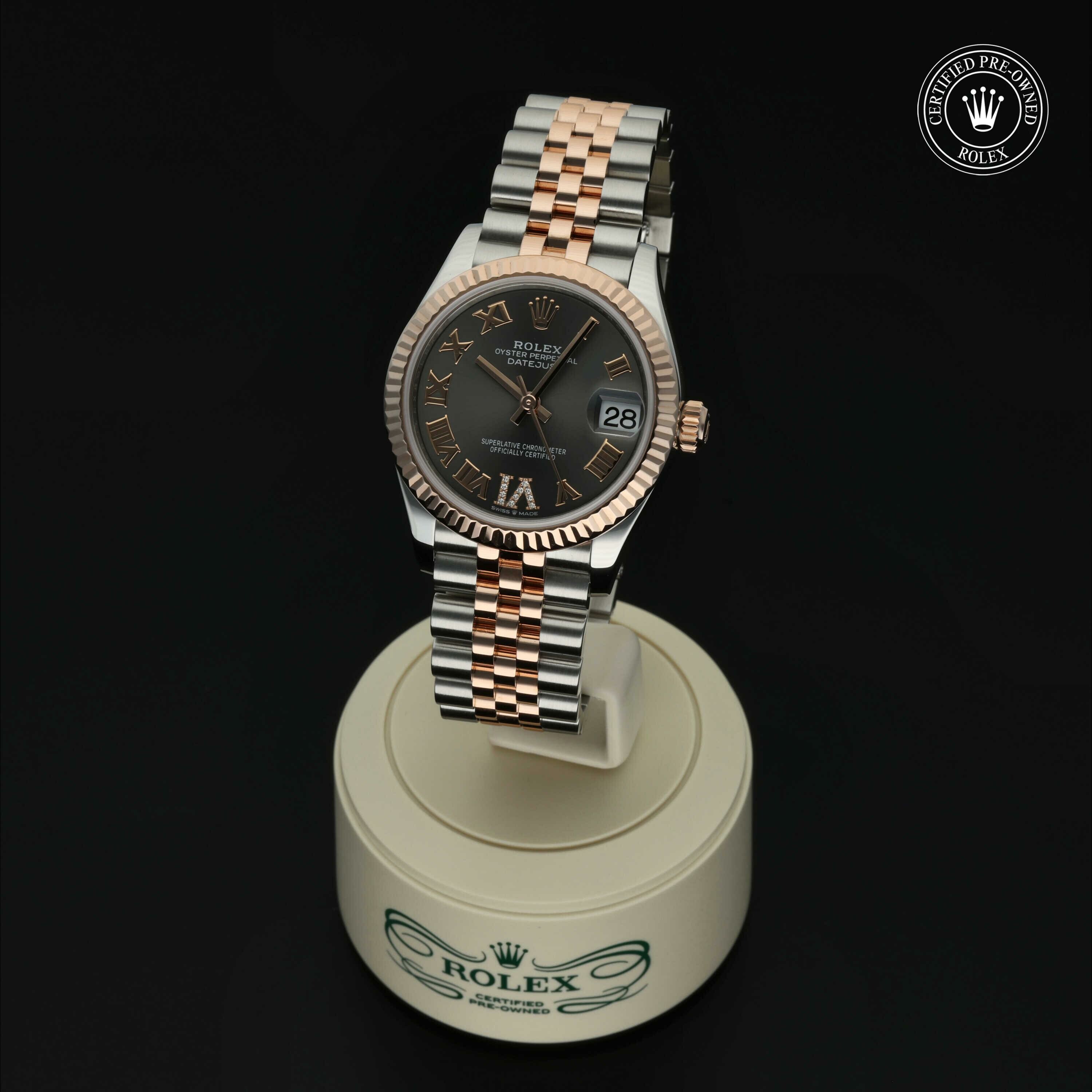 Rolex Datejust 31 in Rolesor 18 karaat Rood M278271-0030 at Hall of Time - vue 2