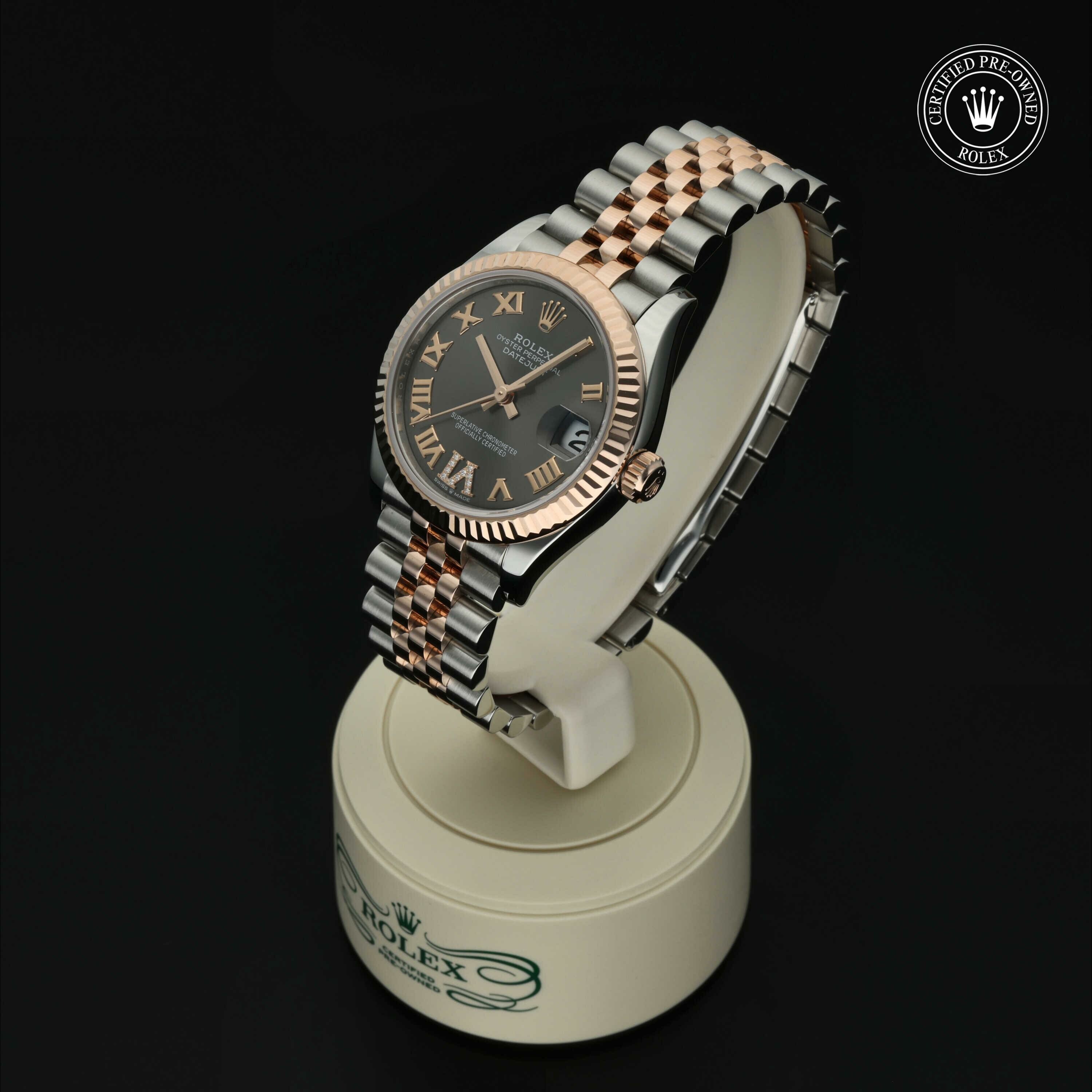 Rolex Datejust 31 in Rolesor 18 karaat Rood M278271-0030 at Hall of Time - vue 5