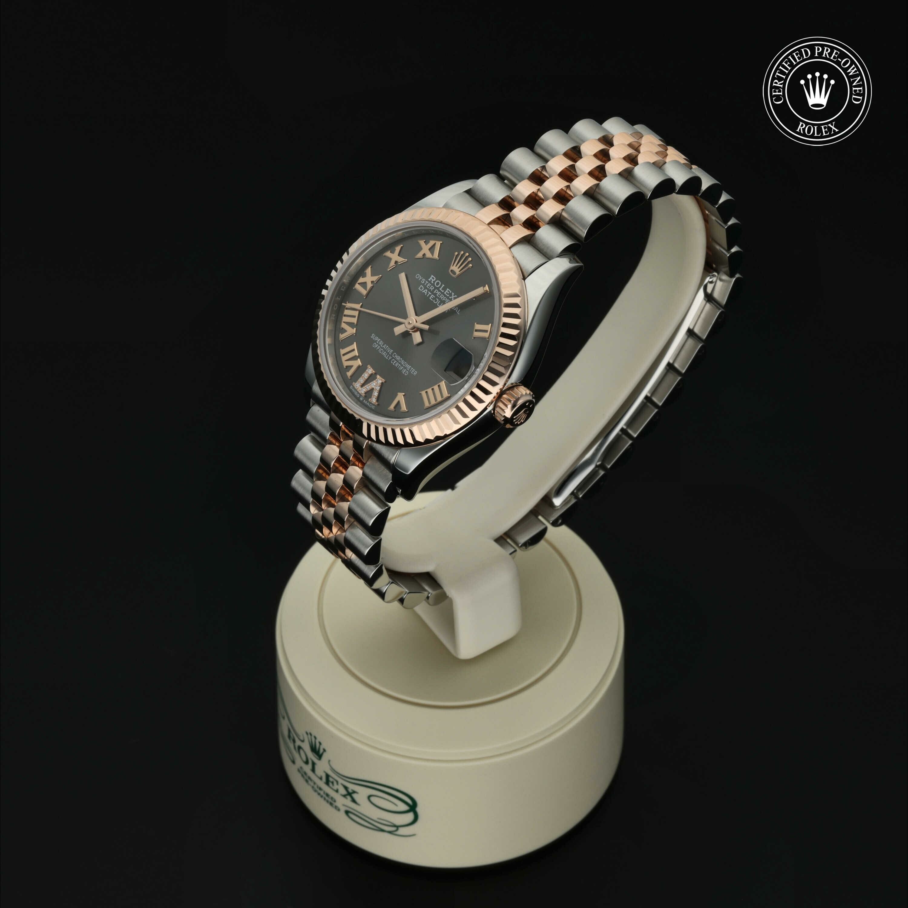 Rolex Datejust 31 in Rolesor 18 karaat Rood M278271-0030 at Hall of Time - vue 6