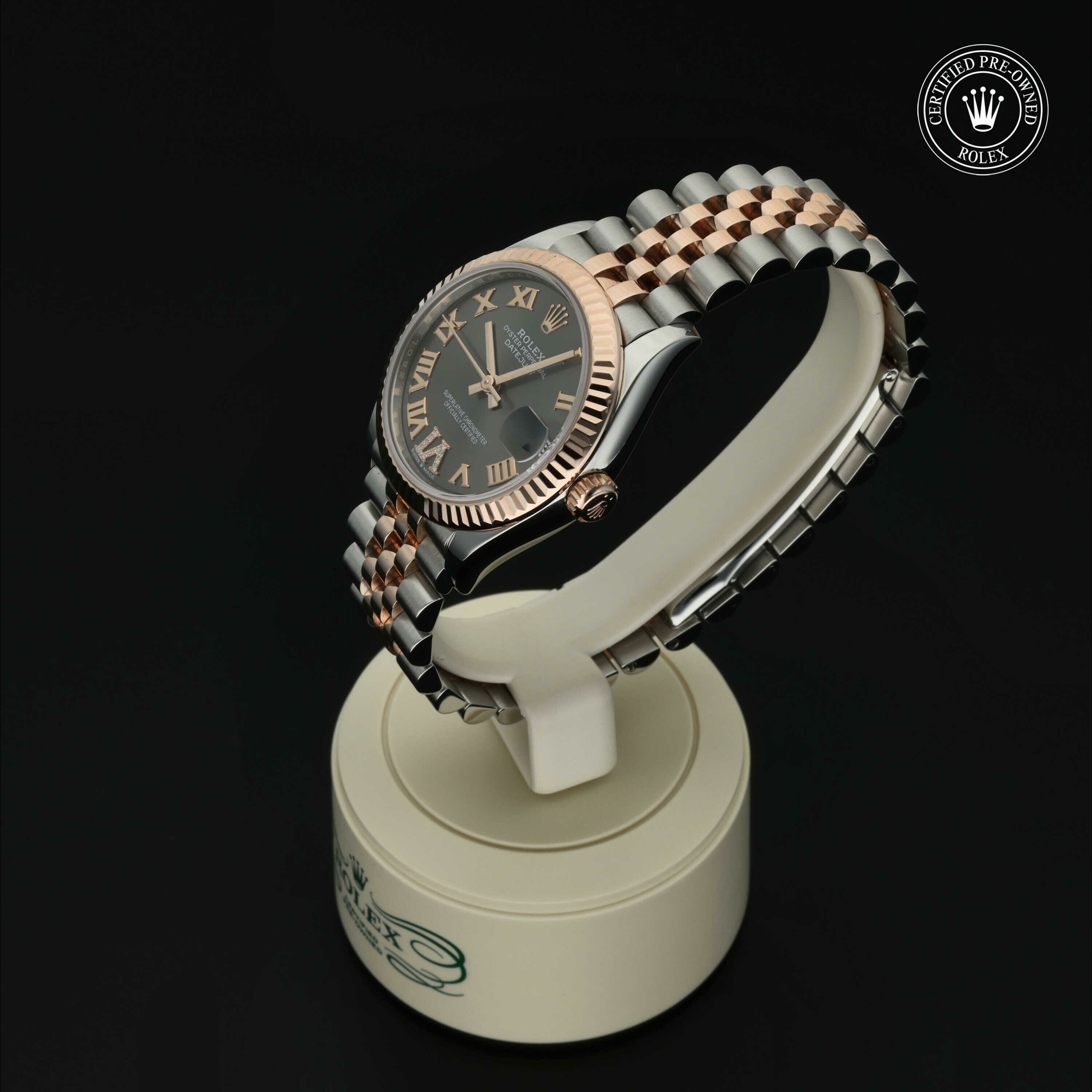 Rolex Datejust 31 in Rolesor 18 karaat Rood M278271-0030 at Hall of Time - vue 7