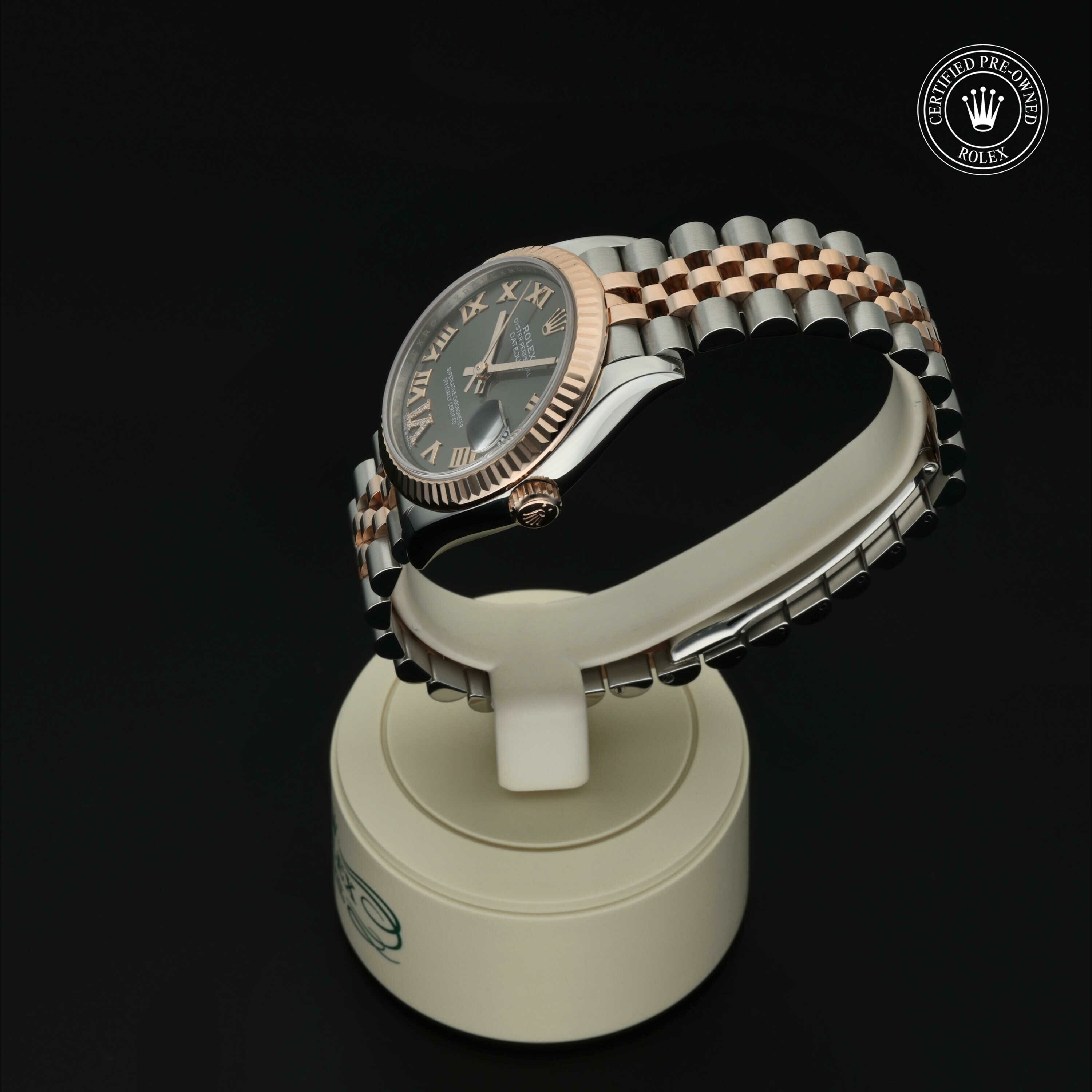 Rolex Datejust 31 in Rolesor 18 karaat Rood M278271-0030 at Hall of Time - vue 9