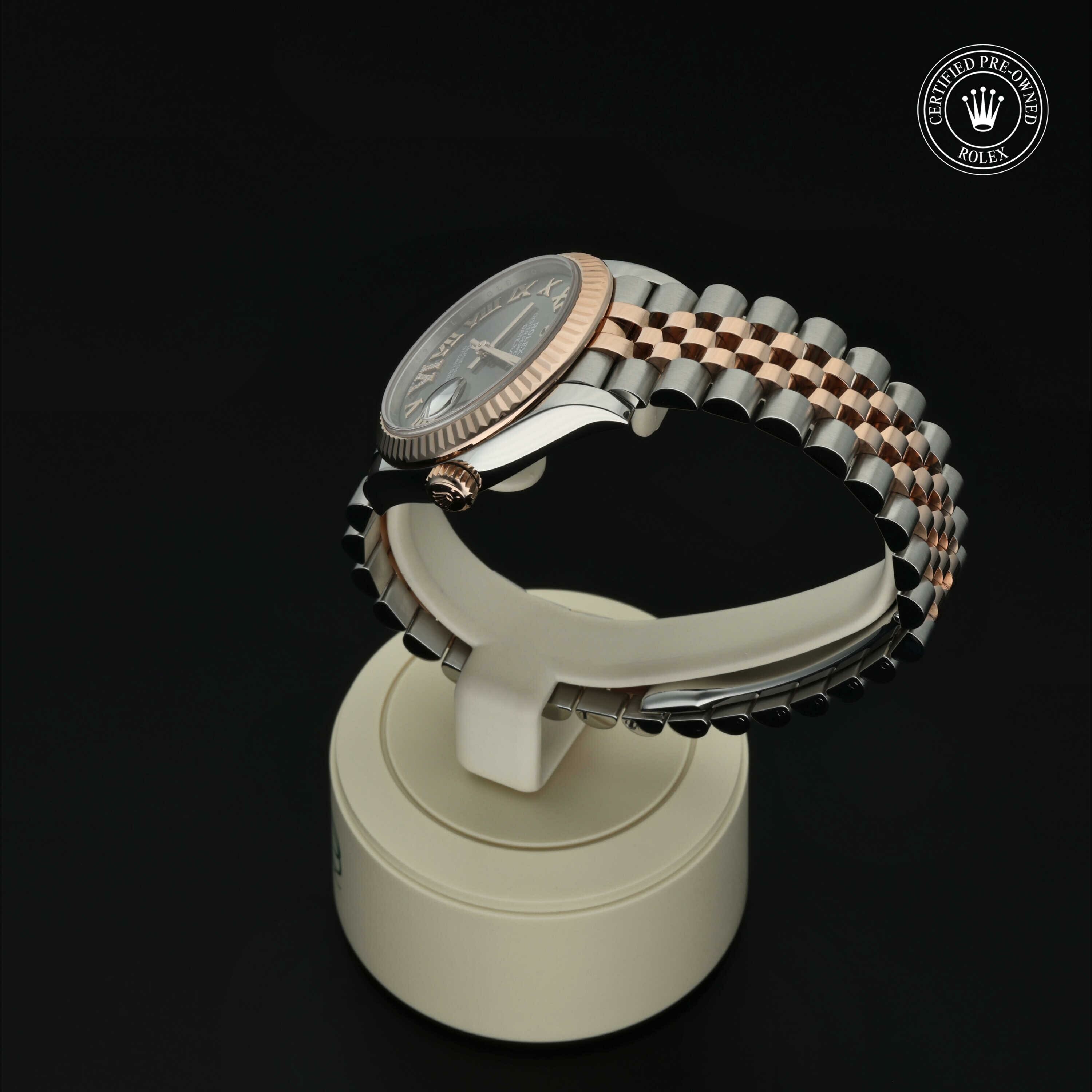Rolex Datejust 31 in Rolesor 18 karaat Rood M278271-0030 at Hall of Time - vue 12