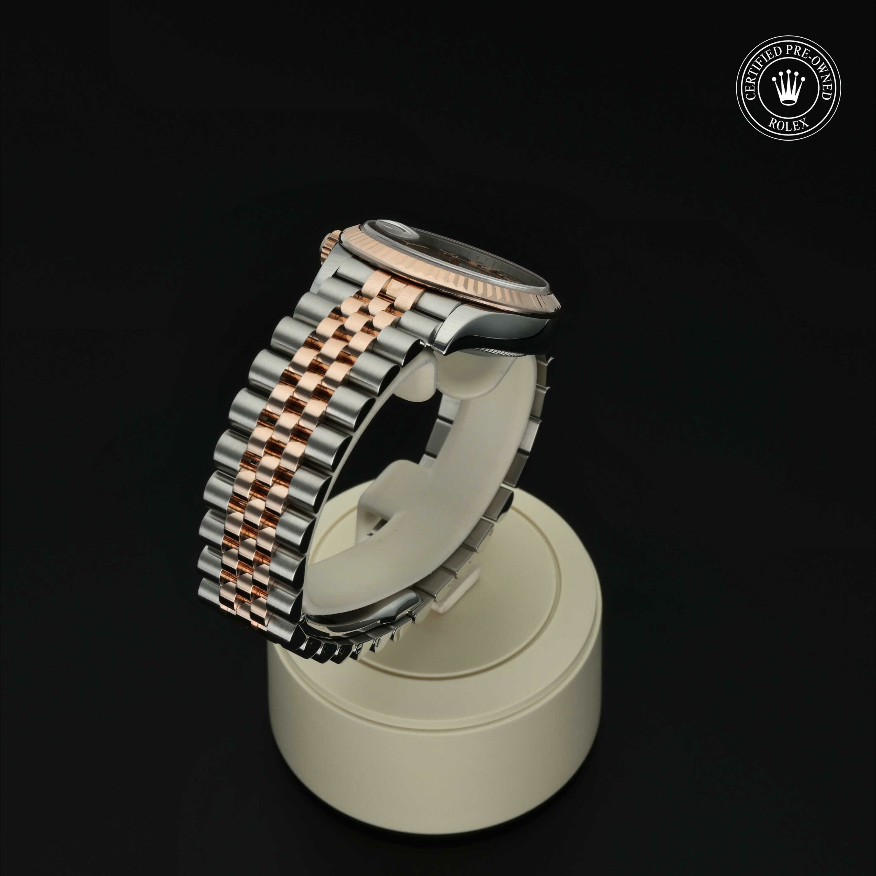 Rolex Datejust 31 in Rolesor 18 karaat Rood M278271-0030 at Hall of Time - vue 22