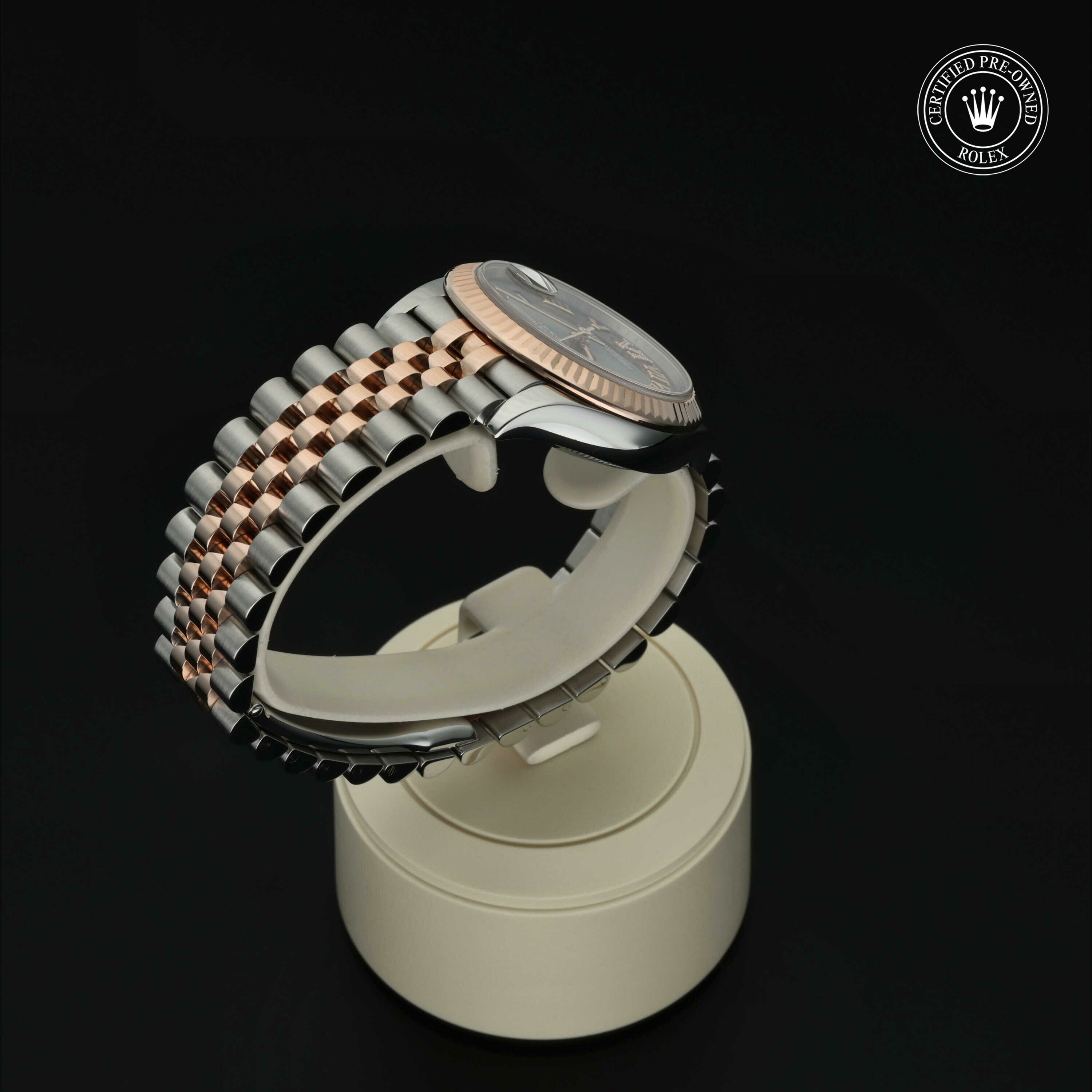 Rolex Datejust 31 in Rolesor 18 karaat Rood M278271-0030 at Hall of Time - vue 24